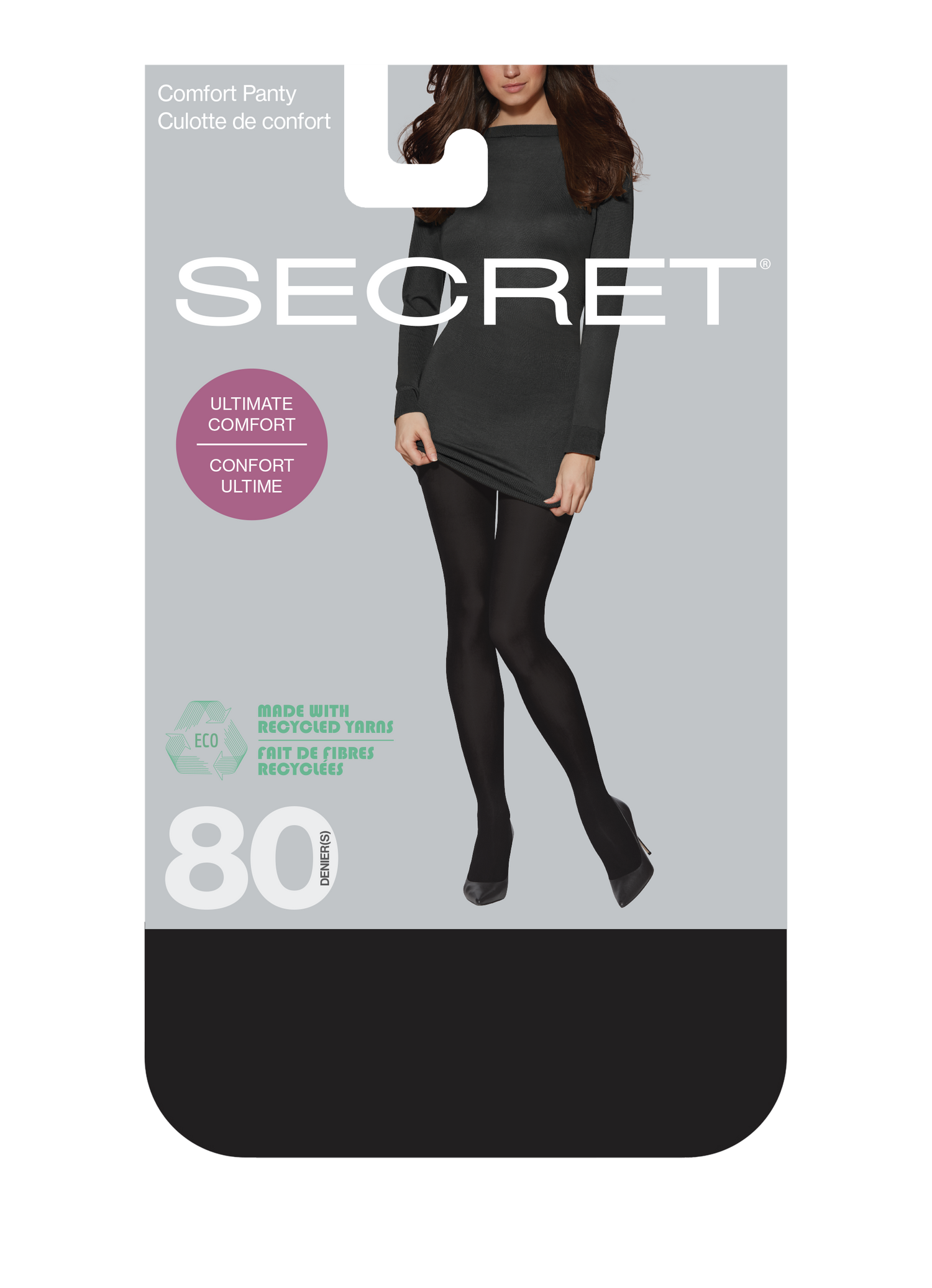 SECRET® Super Opaque Tights With Comfort Panty - 80 Denier