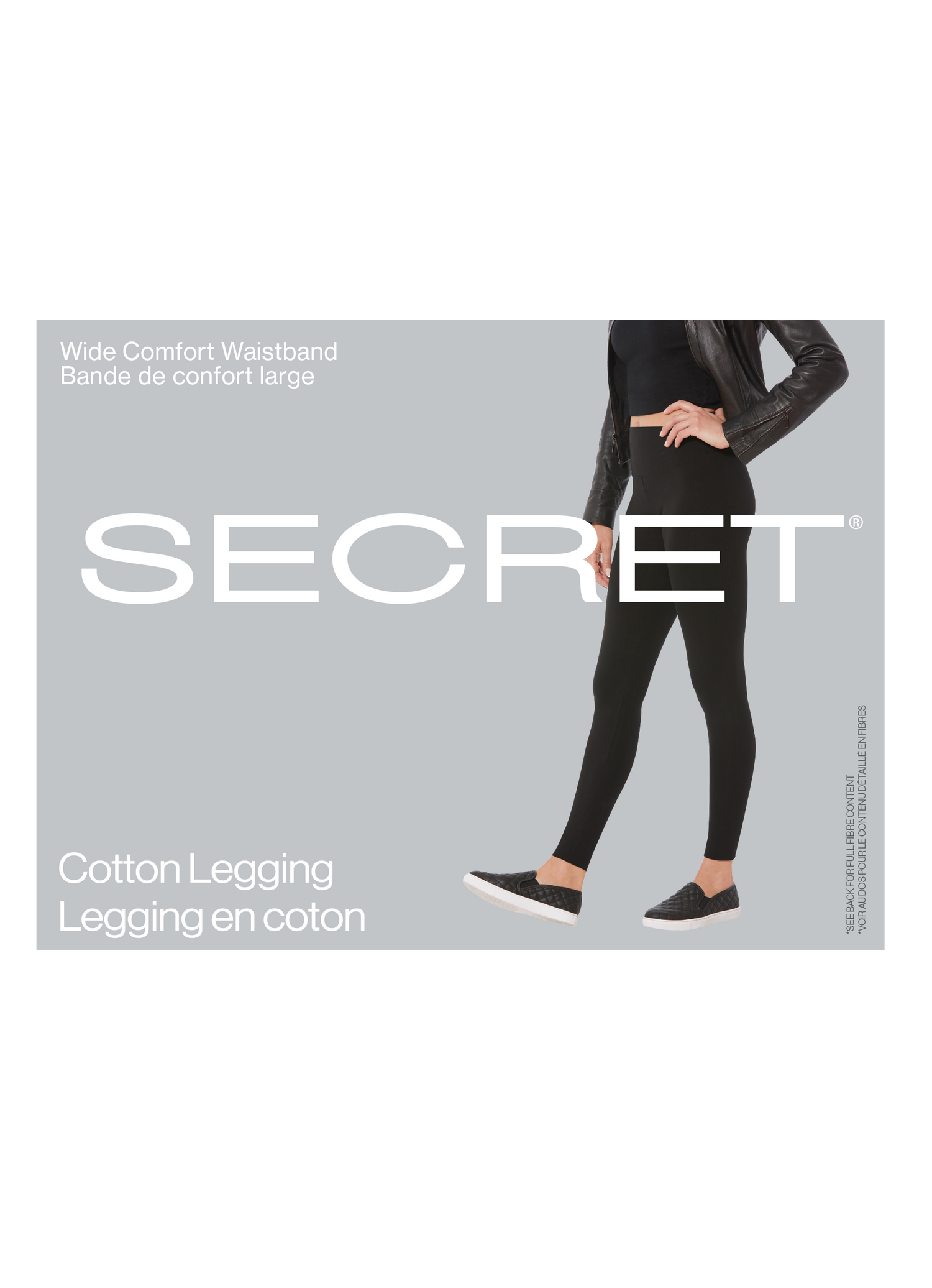 SECRET® Cotton Legging for Women | High-Waisted with Comfort Waistband