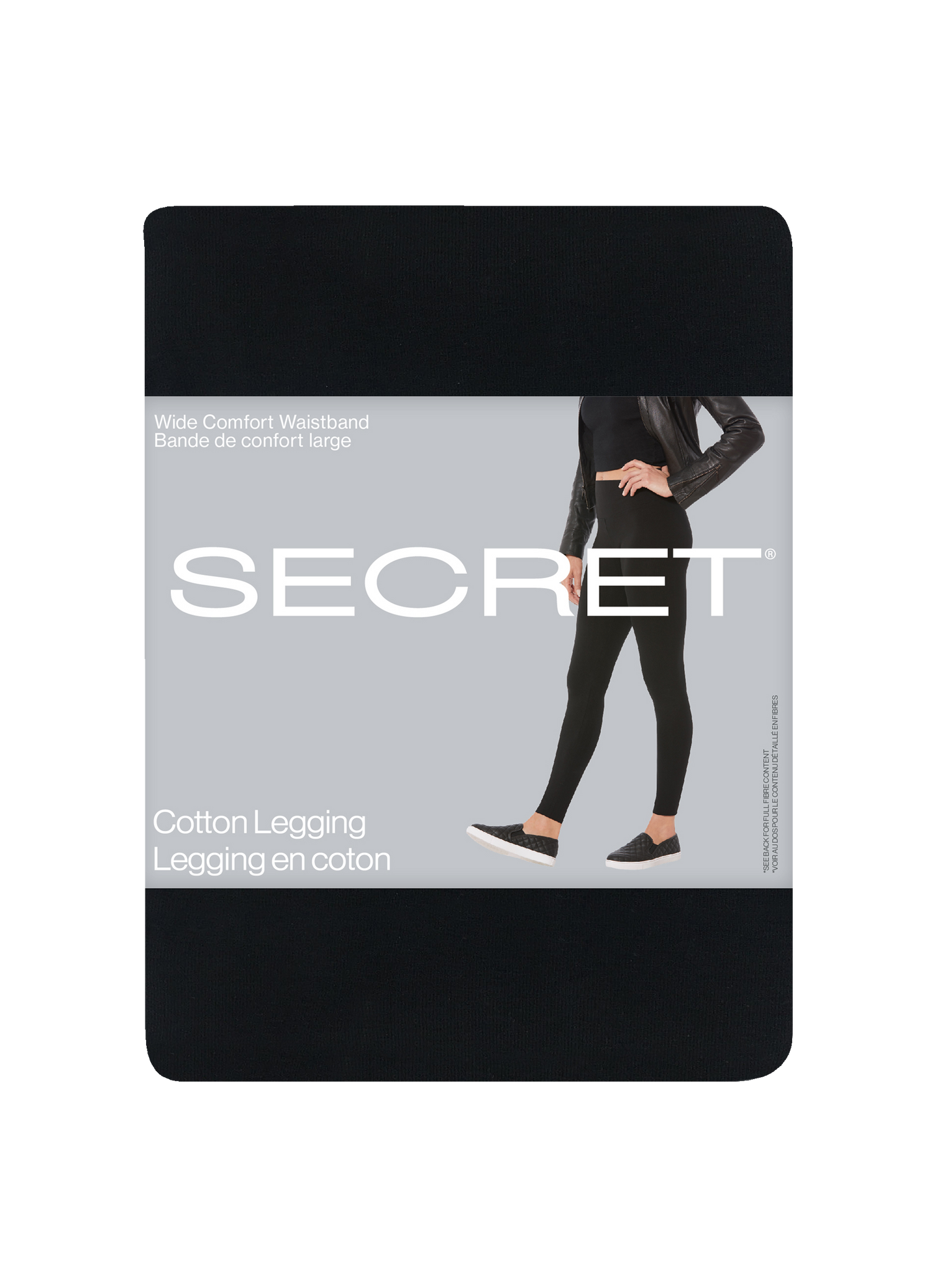 SECRET® Cotton Legging for Women | High-Waisted with Comfort Waistband