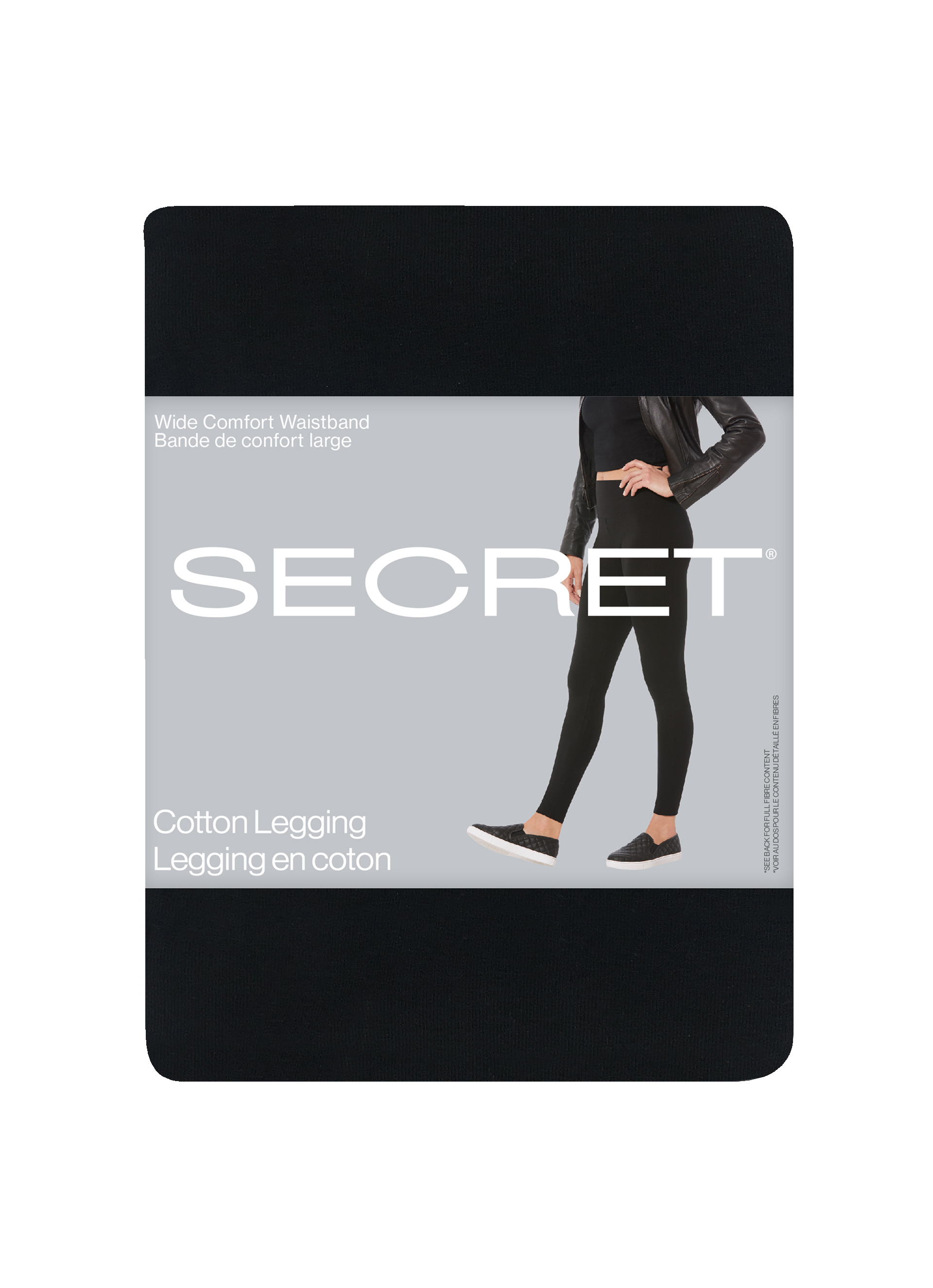SECRET® Cotton Legging for Women | High-Waisted with Comfort Waistband