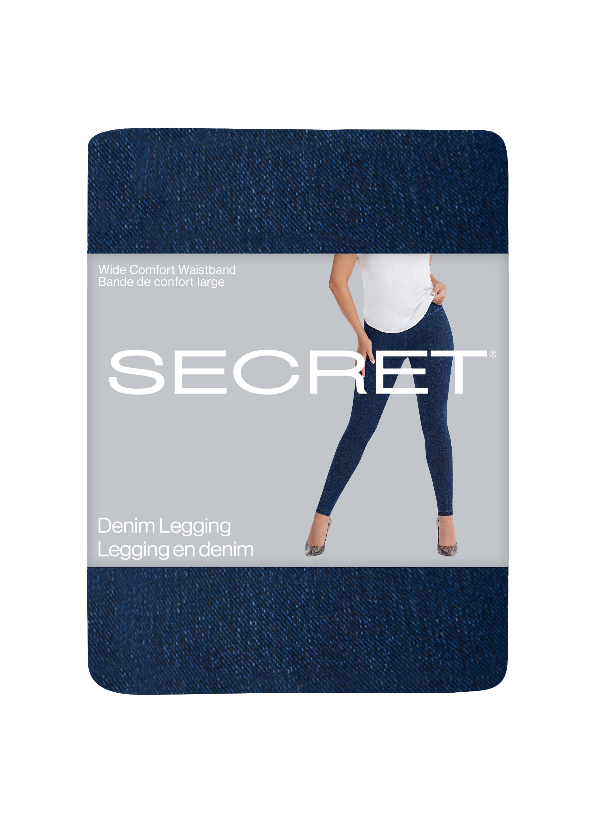 SECRET® Cotton Denim Legging | Jegging With Wide Comfort Waistband
