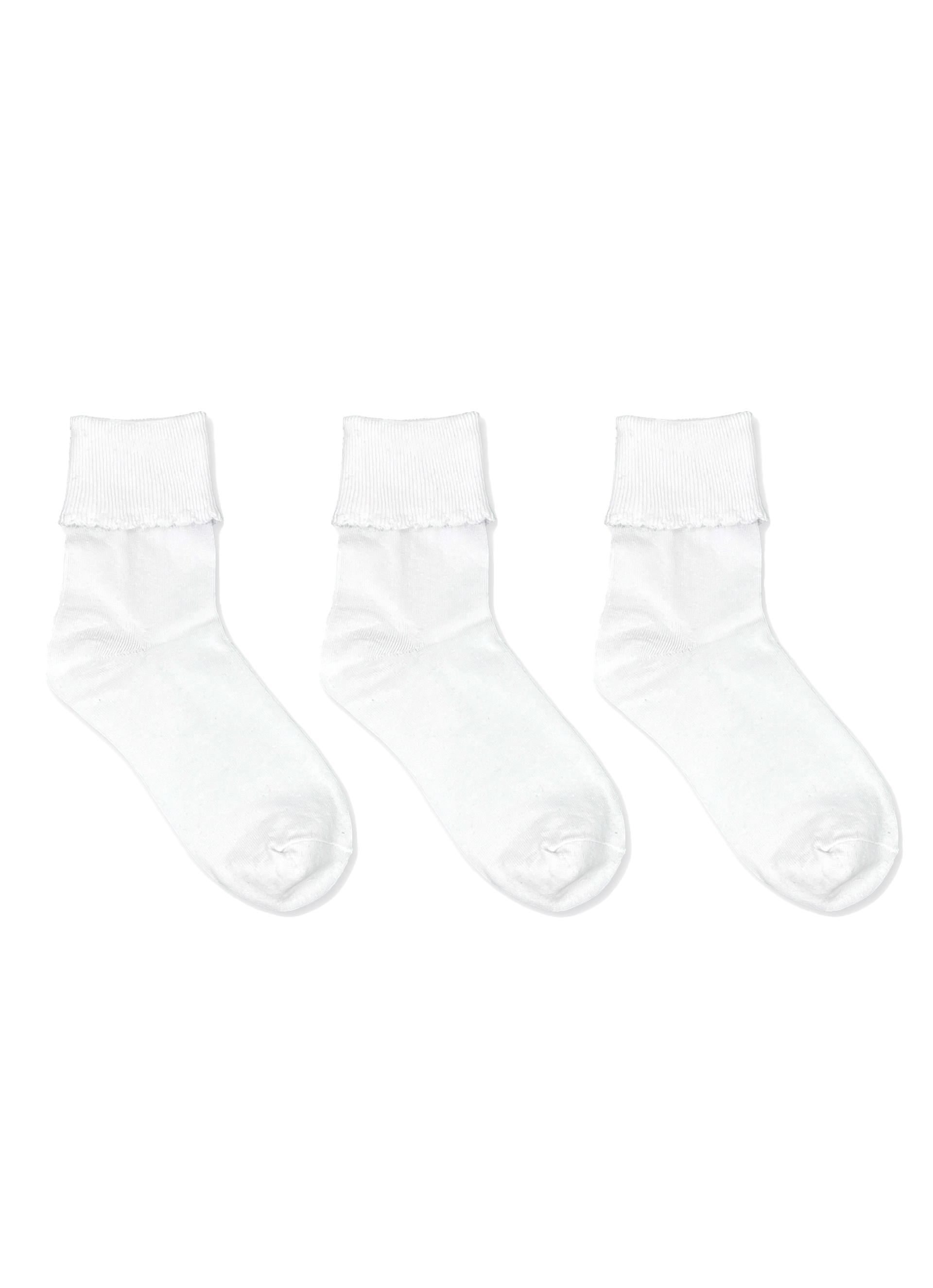 SECRET® Comfort Cotton Turn Cuff - 3 Pairs