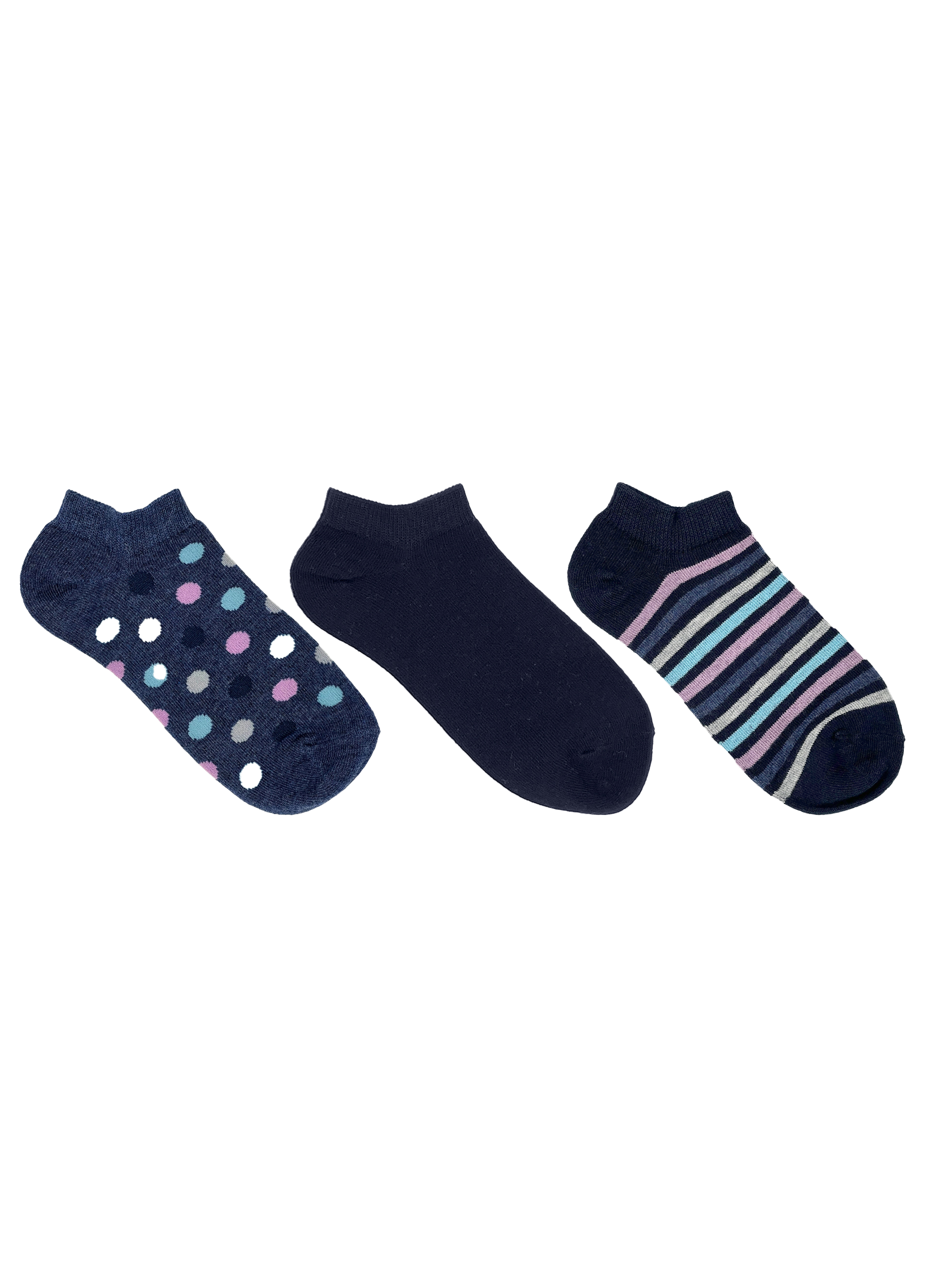 SECRET® Comfort Cotton Fashion Low Cut - 3 Pairs