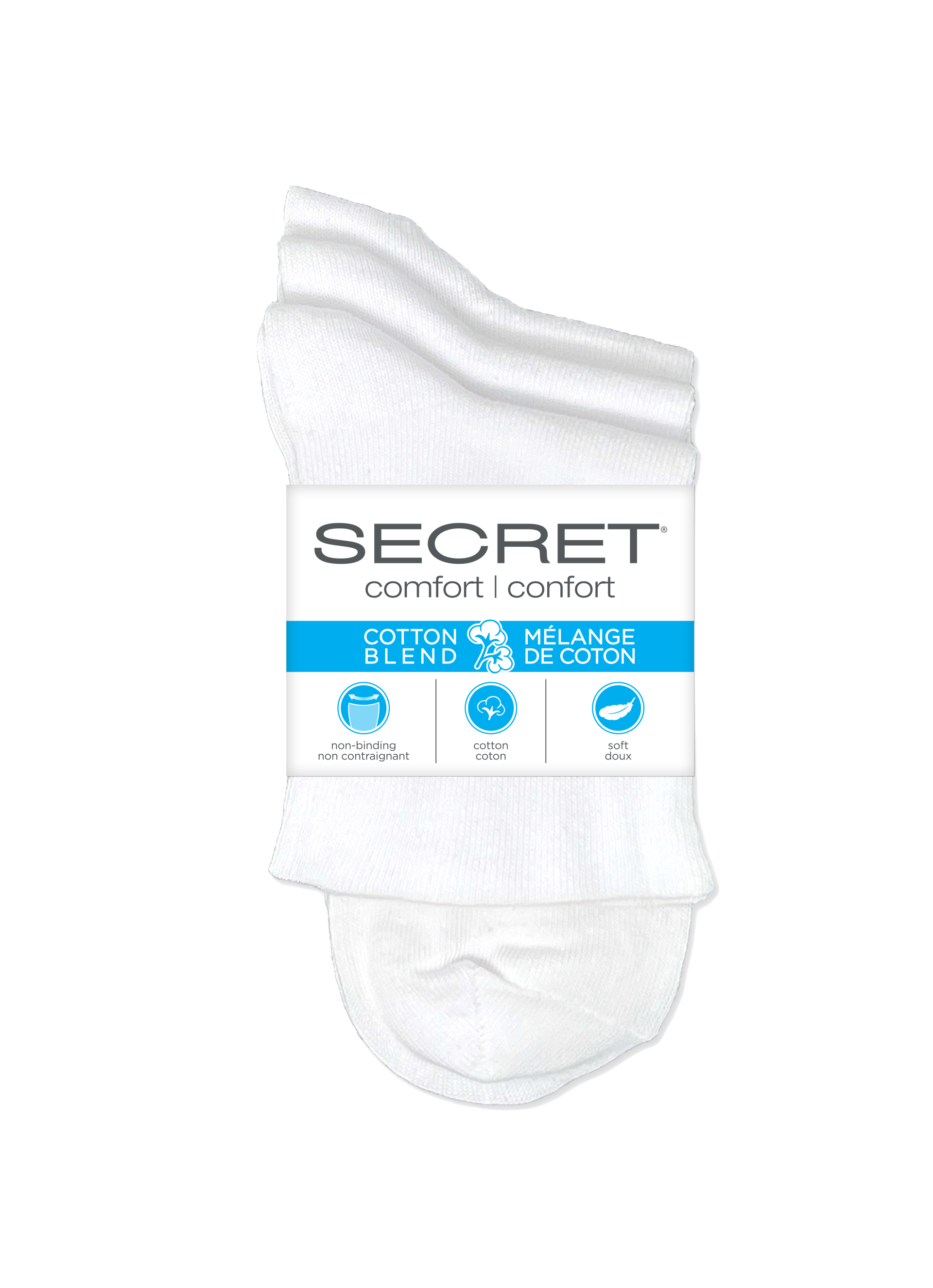 SECRET® Comfort Non-Binding Anklet - 3 Pairs