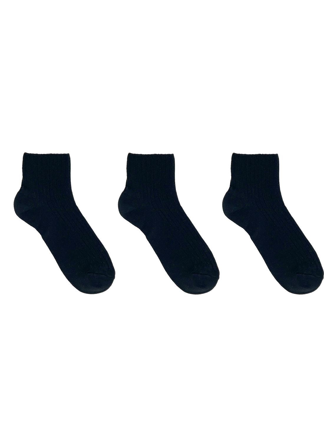 Bracelet de cheville côtelé en bambou SECRET® Comfort - 3 paires