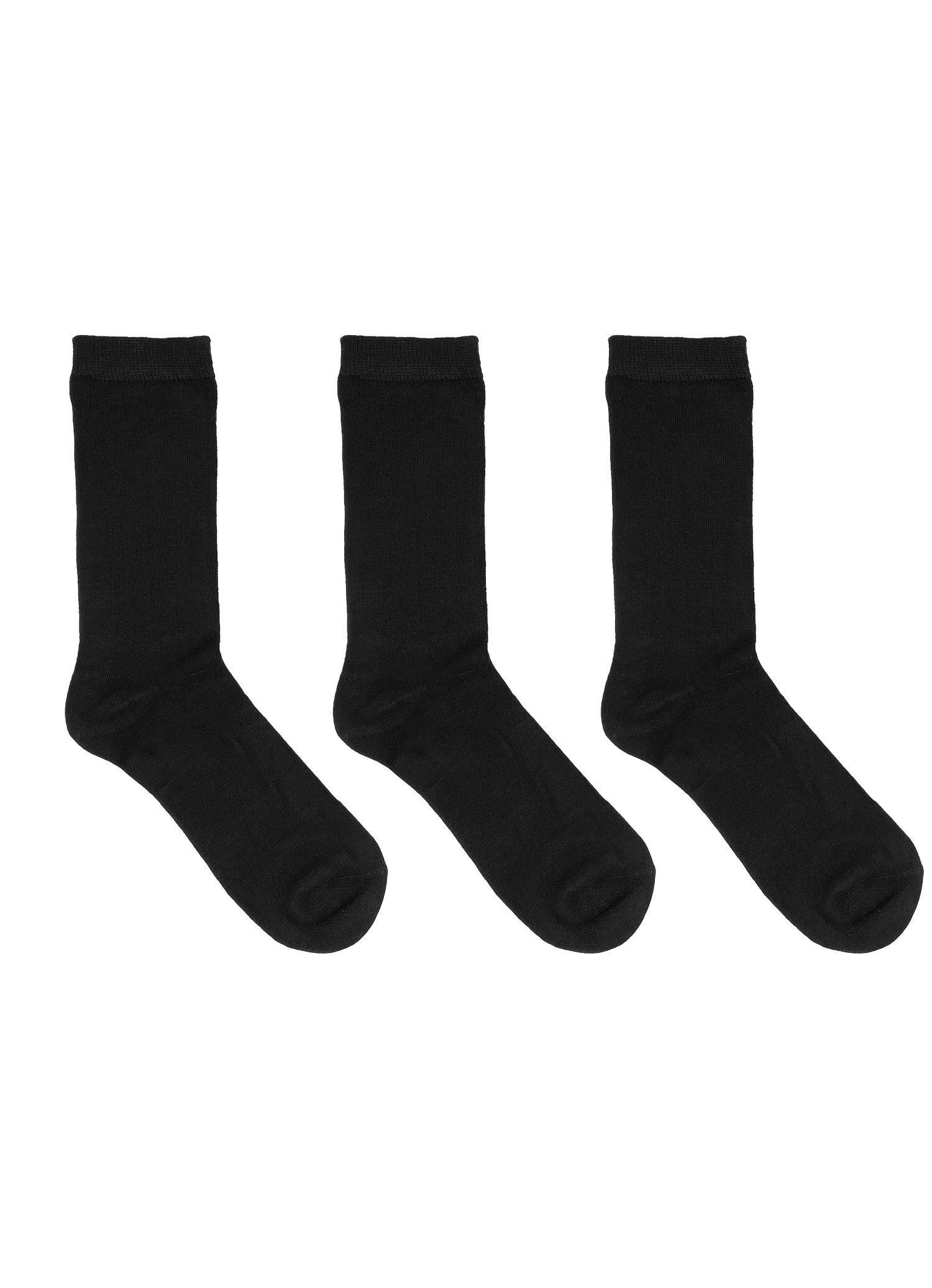 SECRET® Comfort Bamboo Flat Knit Crew - 3 paires