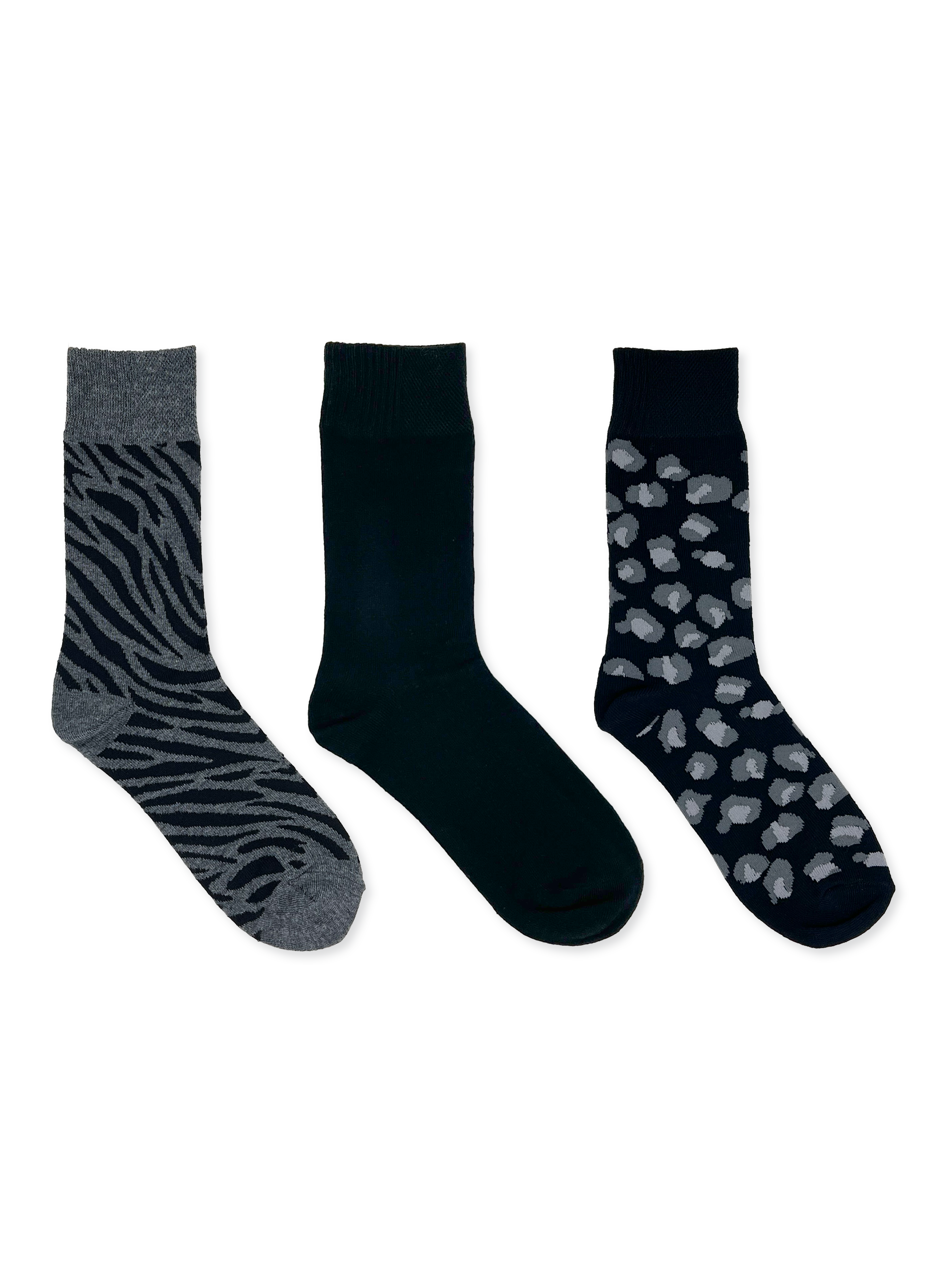 SECRET® Comfort Cotton Fashion Crew - 3 Pairs