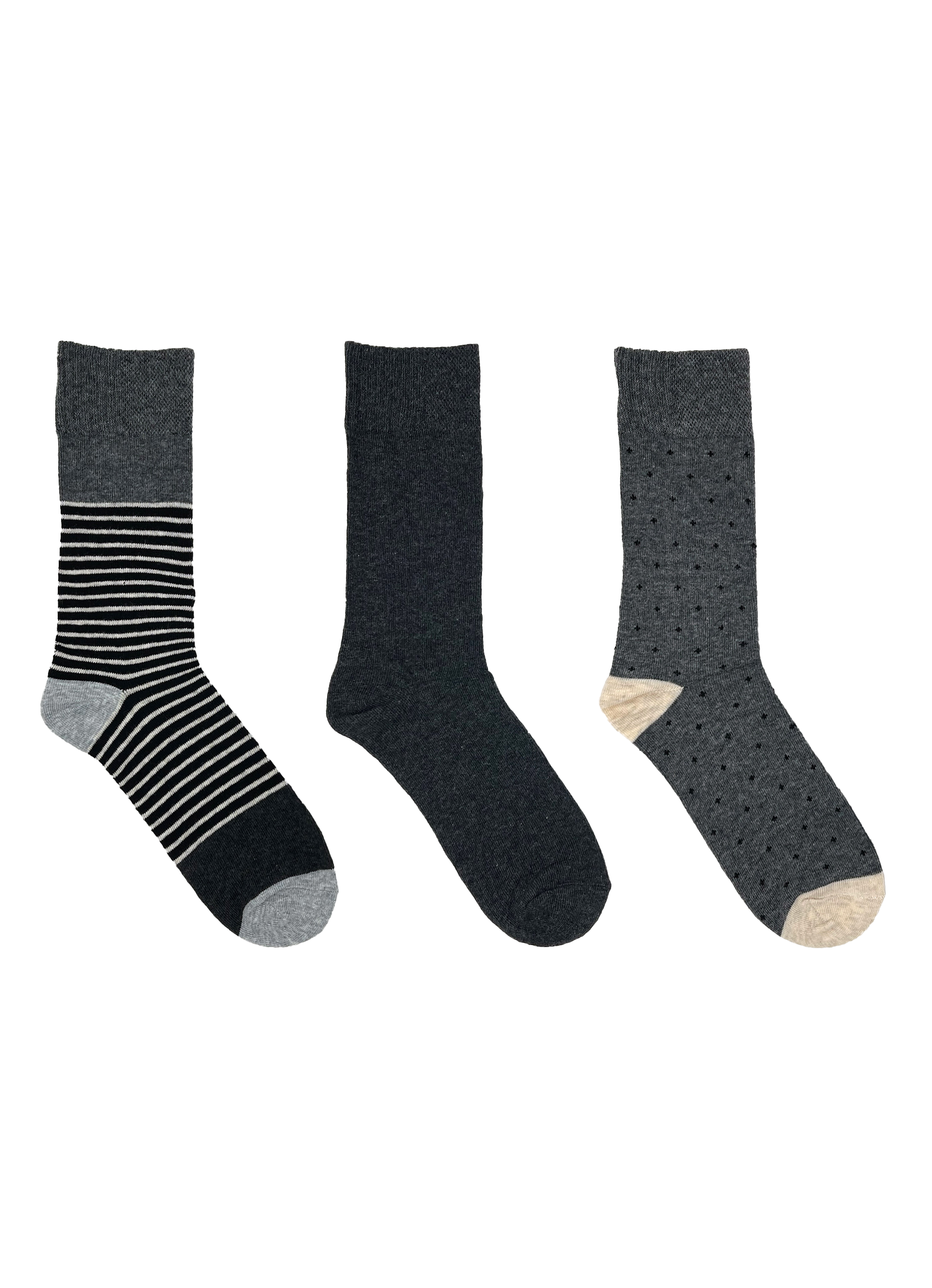 SECRET® Comfort Cotton Fashion Crew - 3 Pairs