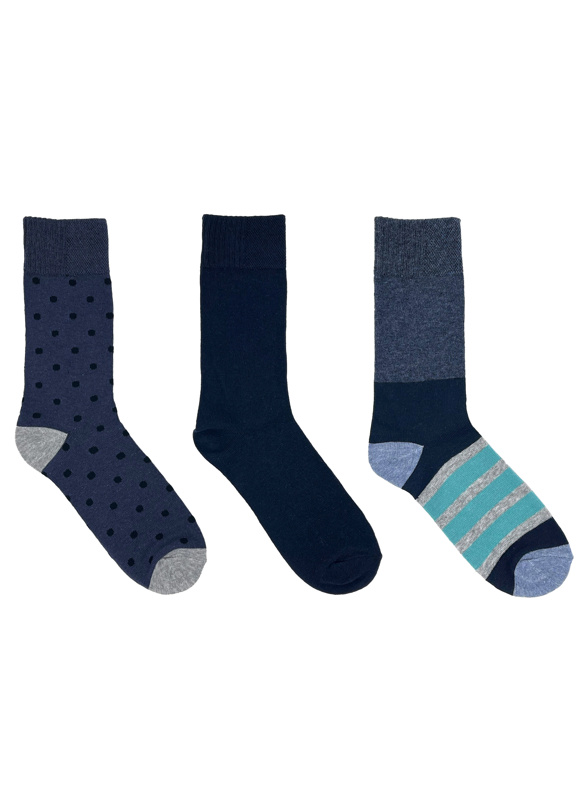 SECRET® Comfort Cotton Fashion Crew - 3 Pairs