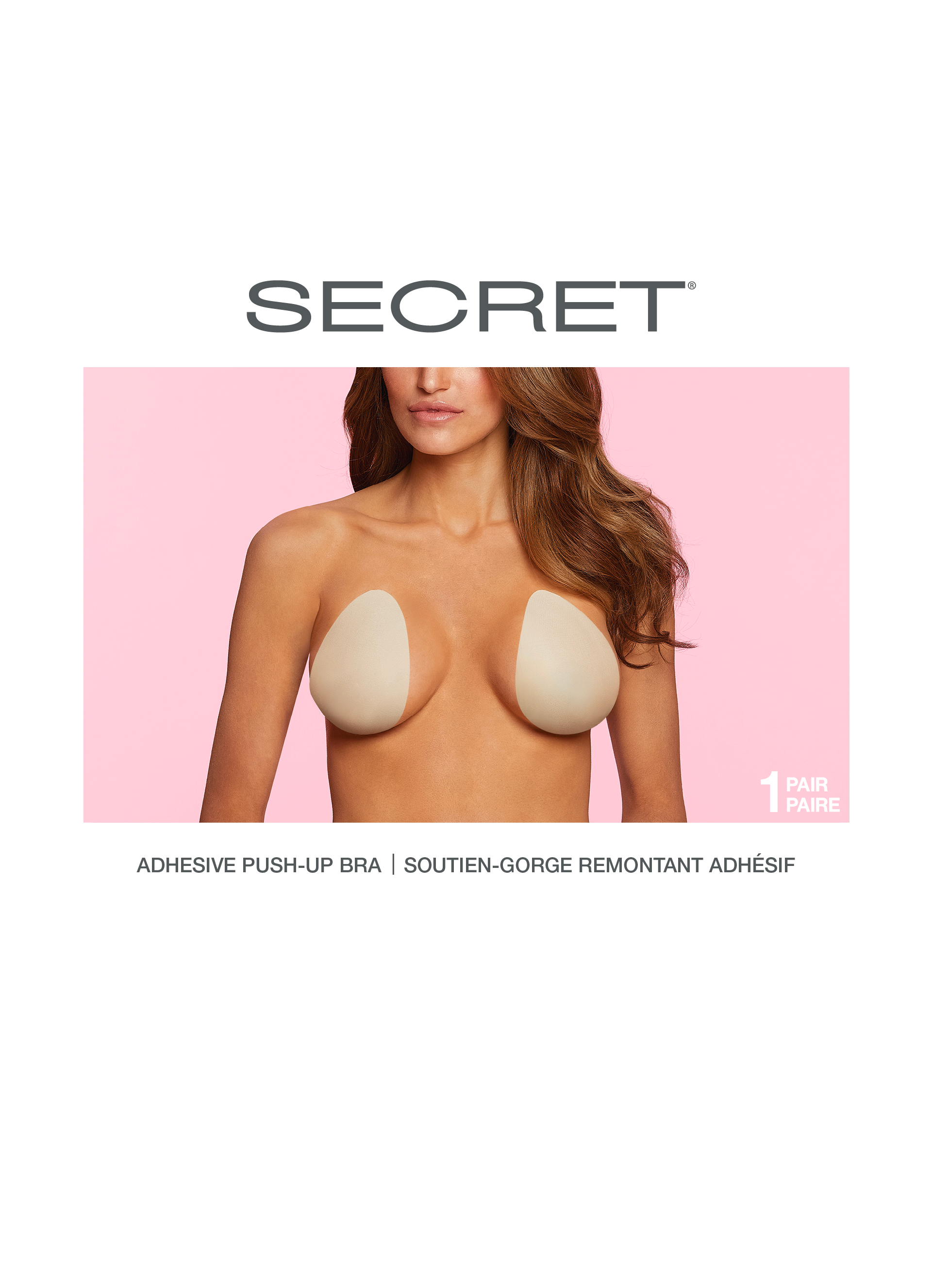 SECRET® Adhesive Push Up Bra - 1 Pair