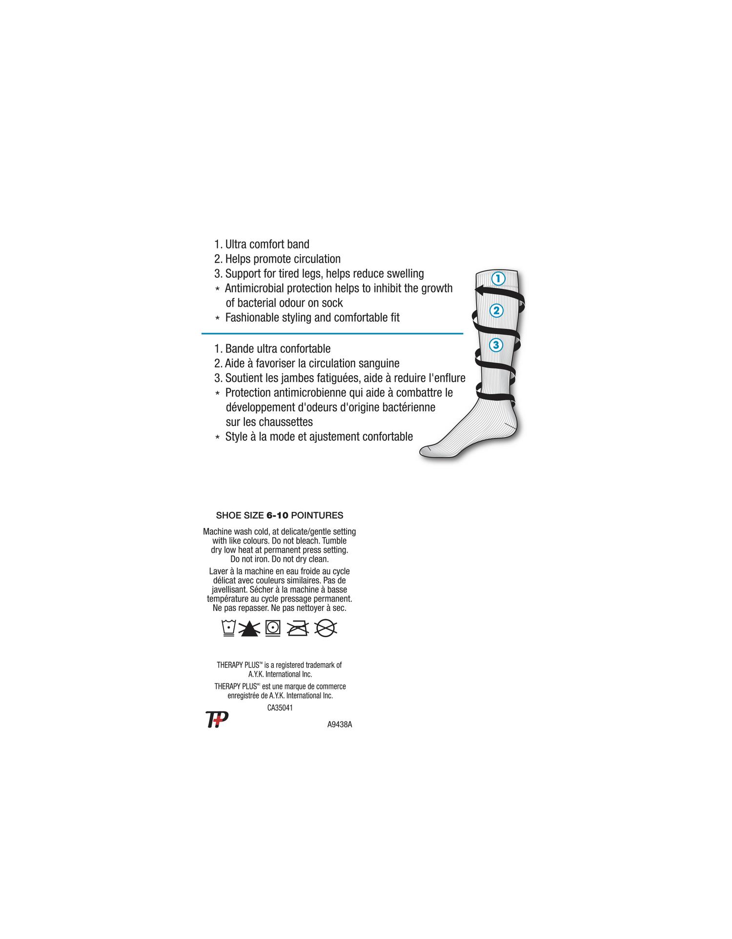 Therapy Plus - Diabetic Women Graduated Compression Knee