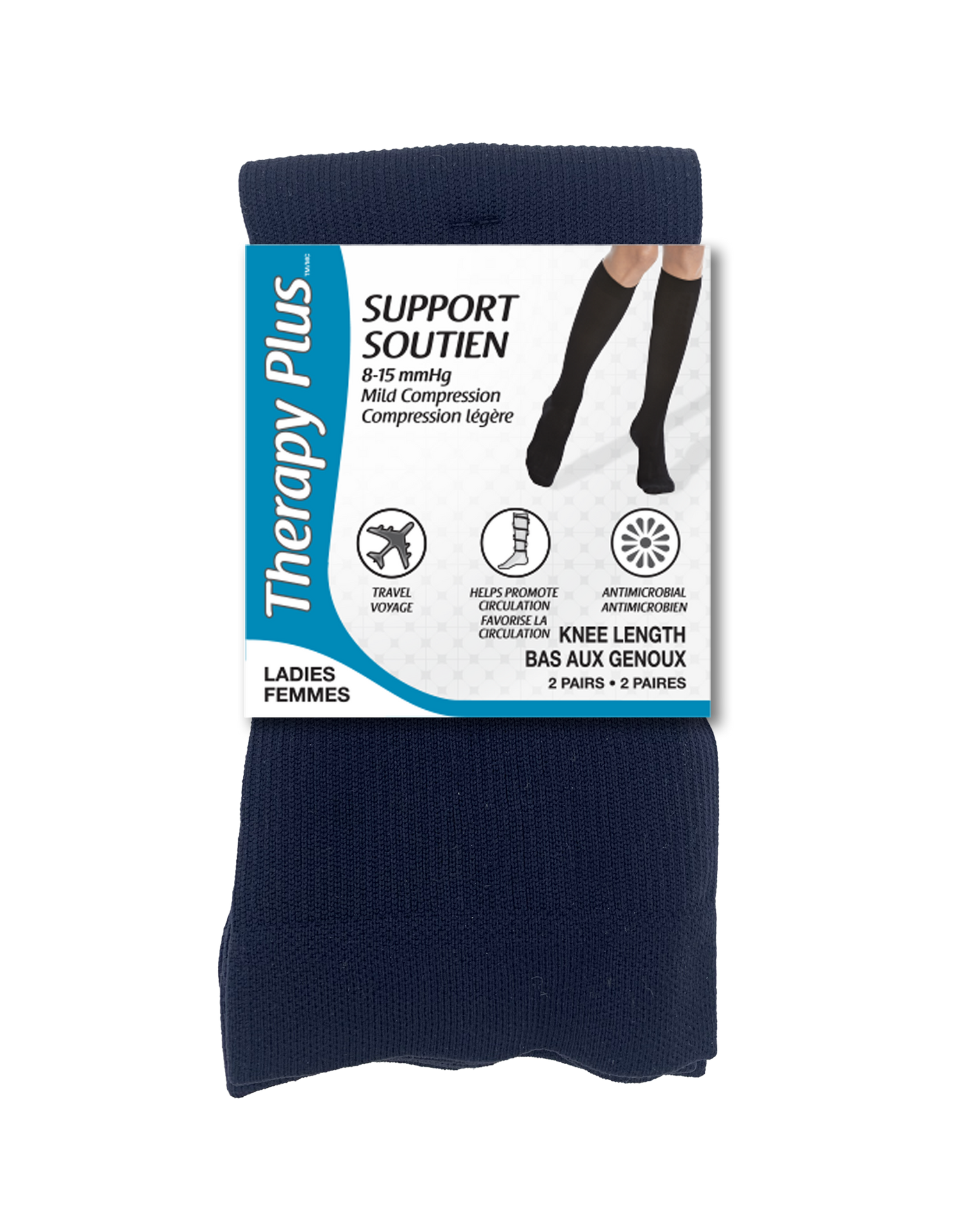 Therapy Plus - Diabetic Women Graduated Compression Knee