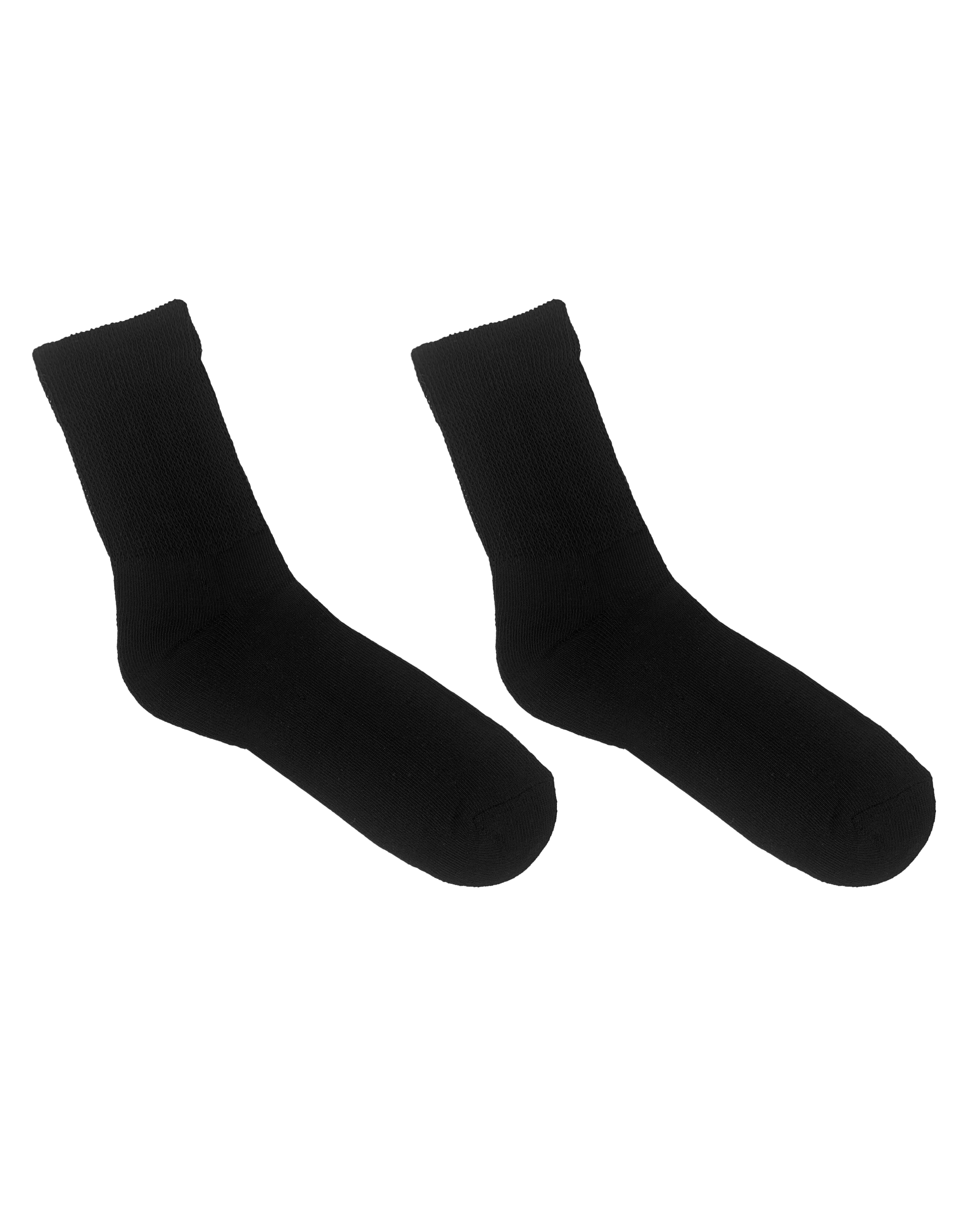 Therapy Plusᴹᴰ Chaussettes mi-mollet décontractées pour hommes diabétiques - 2 paires