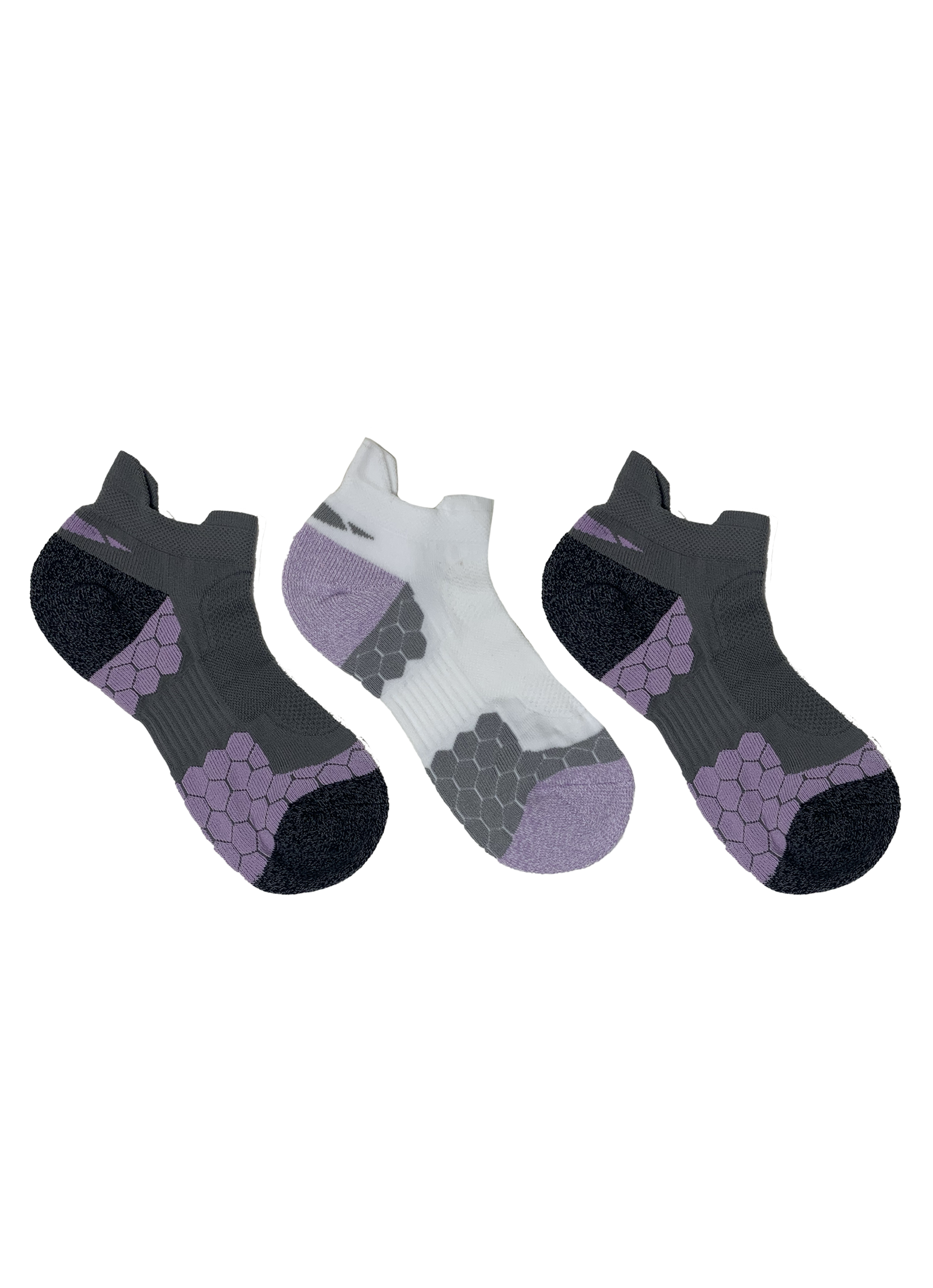 SECRET® In Motion™ Double Tab No Show - 3 Pairs