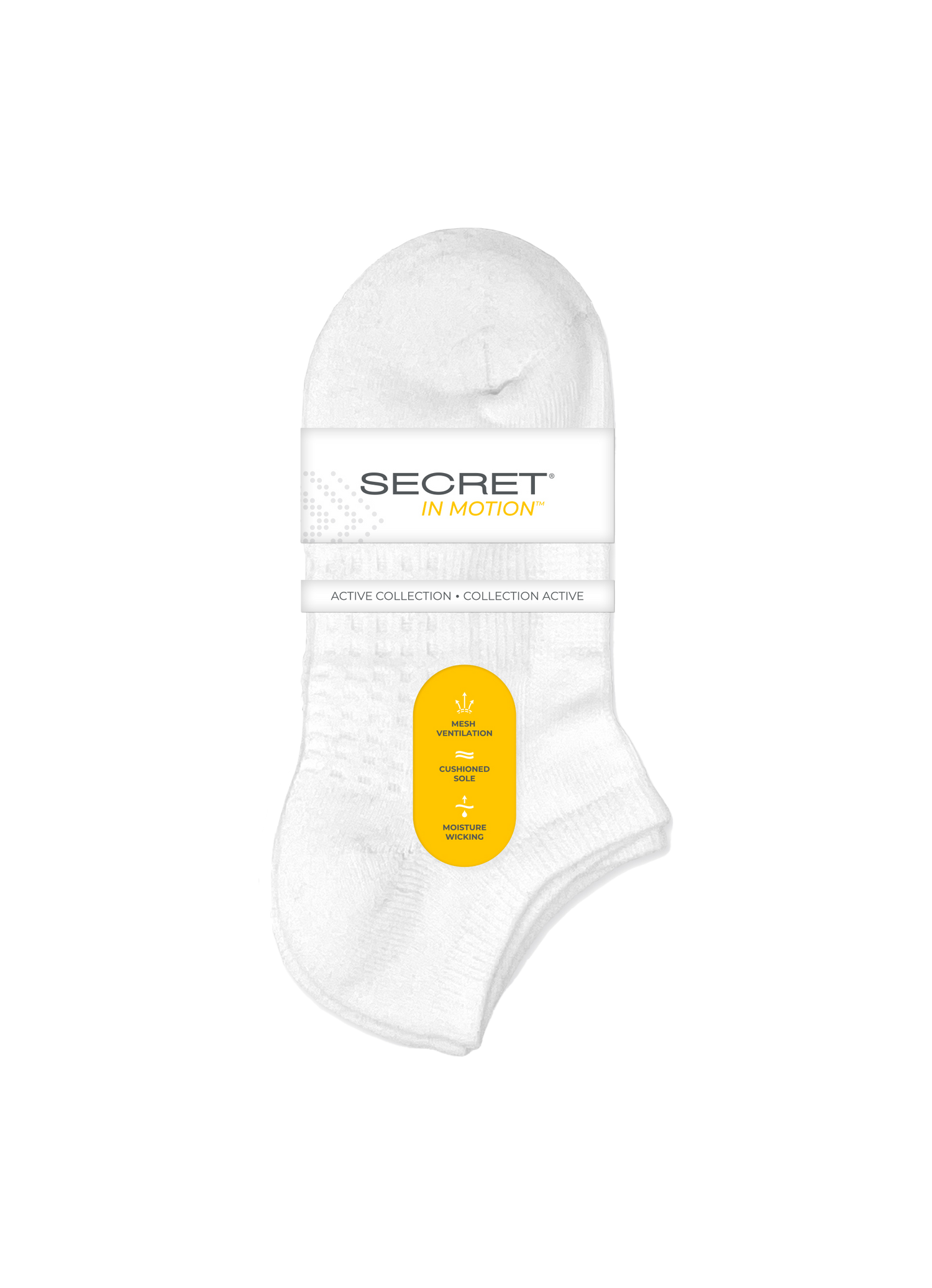 SECRET® In Motion™ Half Cushion No Show - 3 Pairs