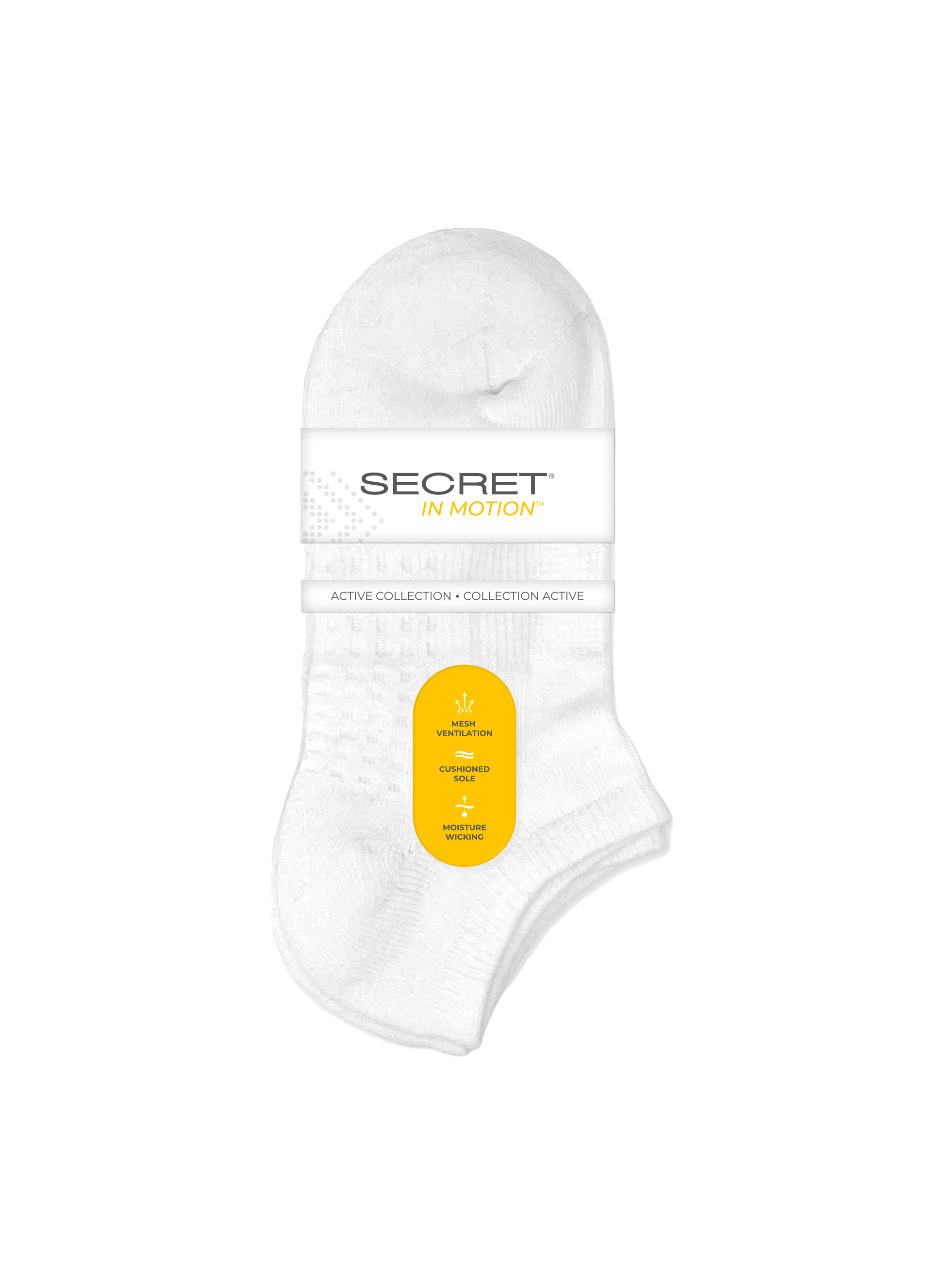 SECRET® In Motion™ Half Cushion No Show - 3 Pairs