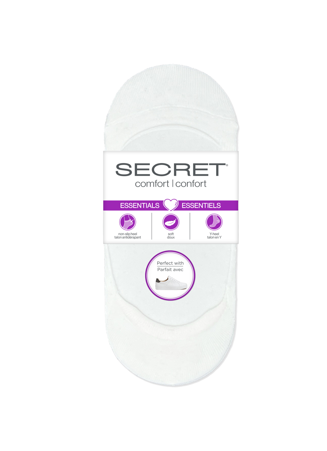 SECRET® Comfort Essentials Low Cut Sneaker Foot Cover - 3 Pairs