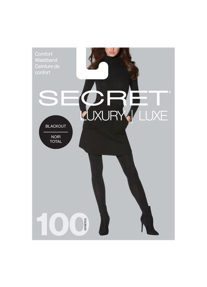SECRET® LUXURY Collant super opaque avec ceinture confortable - 100 deniers