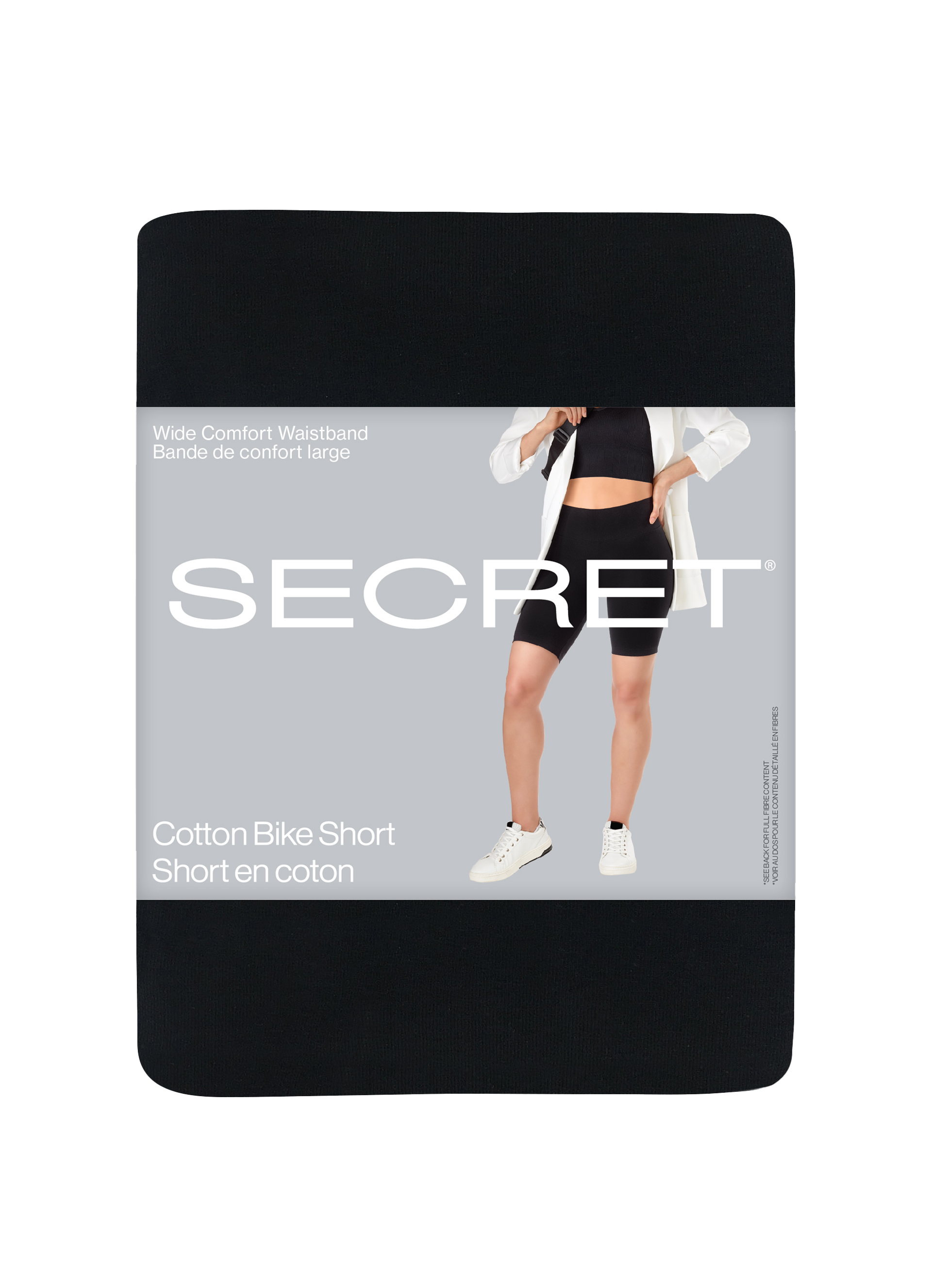 SECRET® Cotton Bike Short for Women | High-Waisted Athletic Shorts