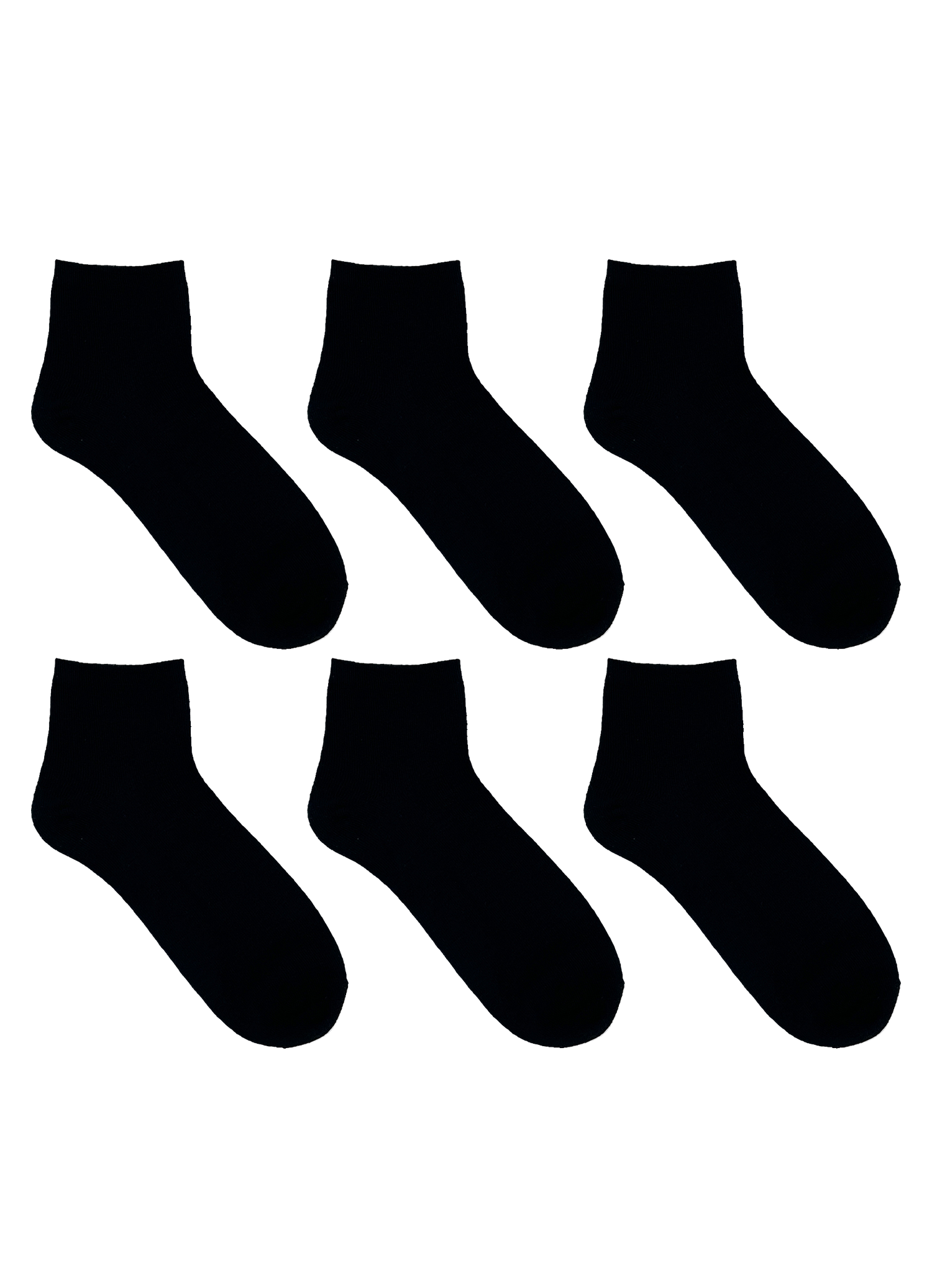 SECRET® Comfort Essentials Flat Knit Quarter - 6 Pairs