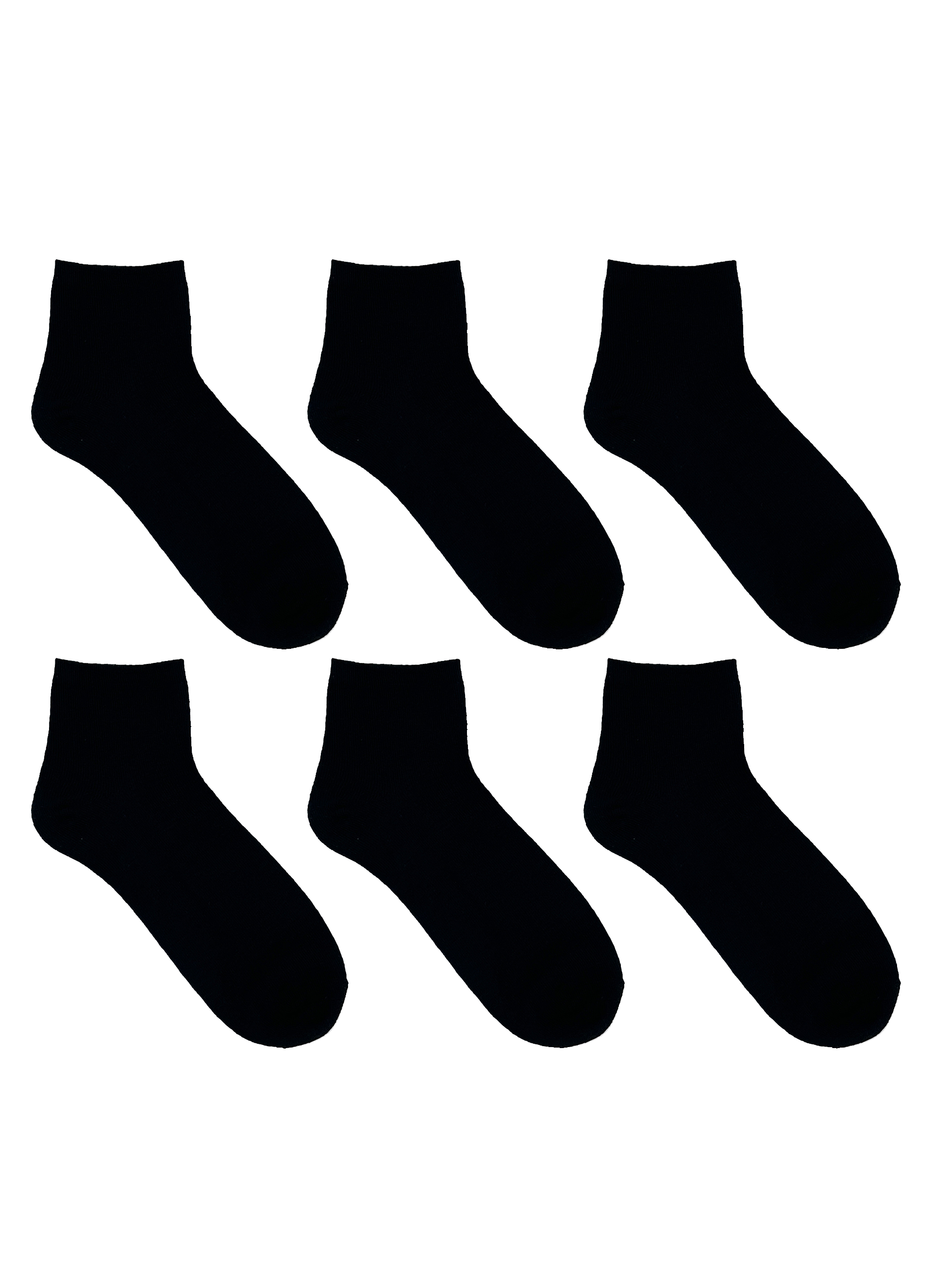 SECRET® Comfort Essentials Flat Knit Quarter - 6 Pairs