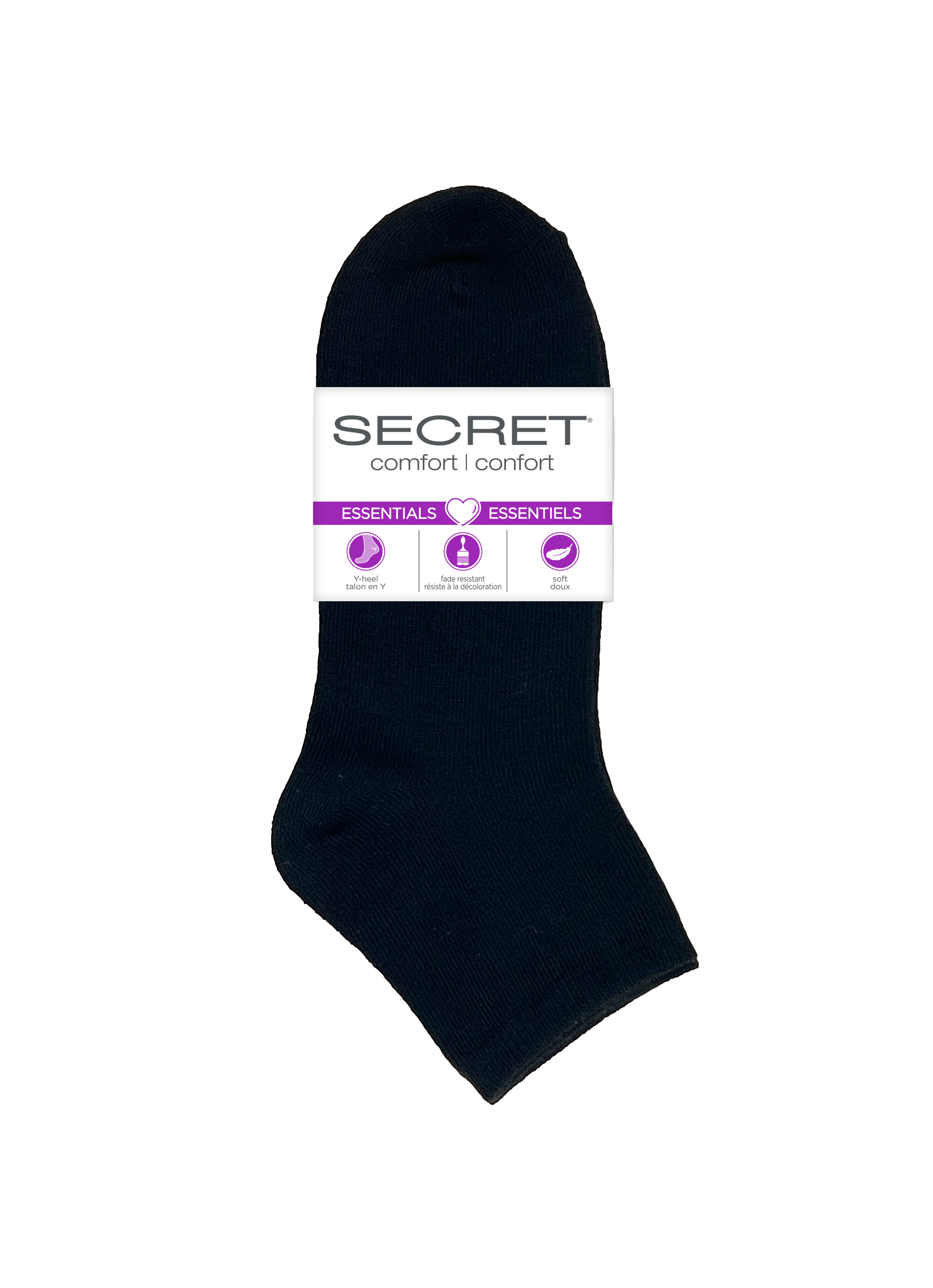 Quartier en tricot plat SECRET® Comfort Essentials - 6 paires