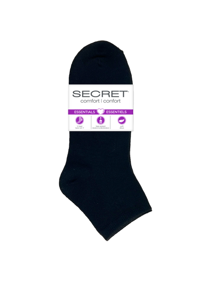 Quartier en tricot plat SECRET® Comfort Essentials - 6 paires