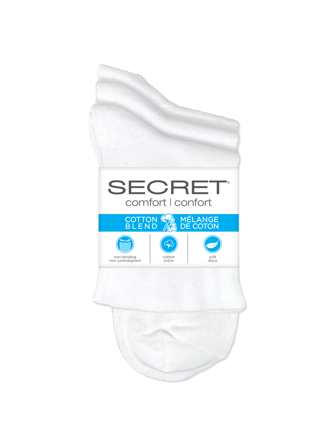Bracelet de cheville non contraignant SECRET® Comfort - 3 paires