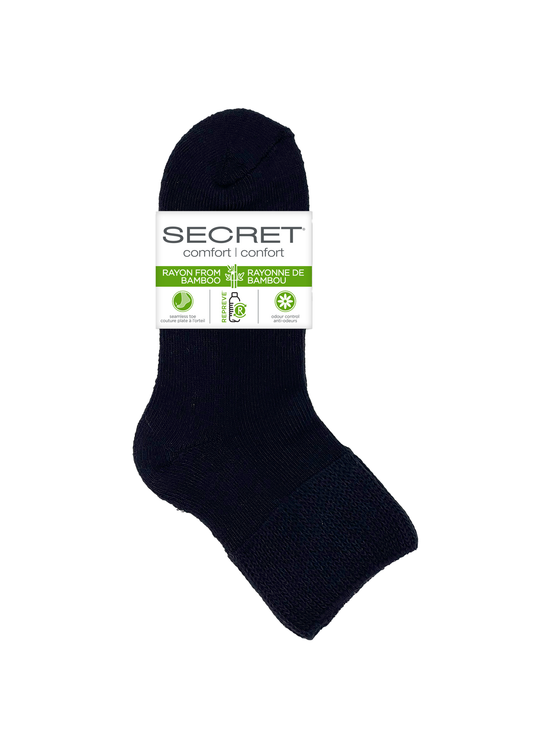 Quartier non contraignant en bambou SECRET® Comfort - 2 paires