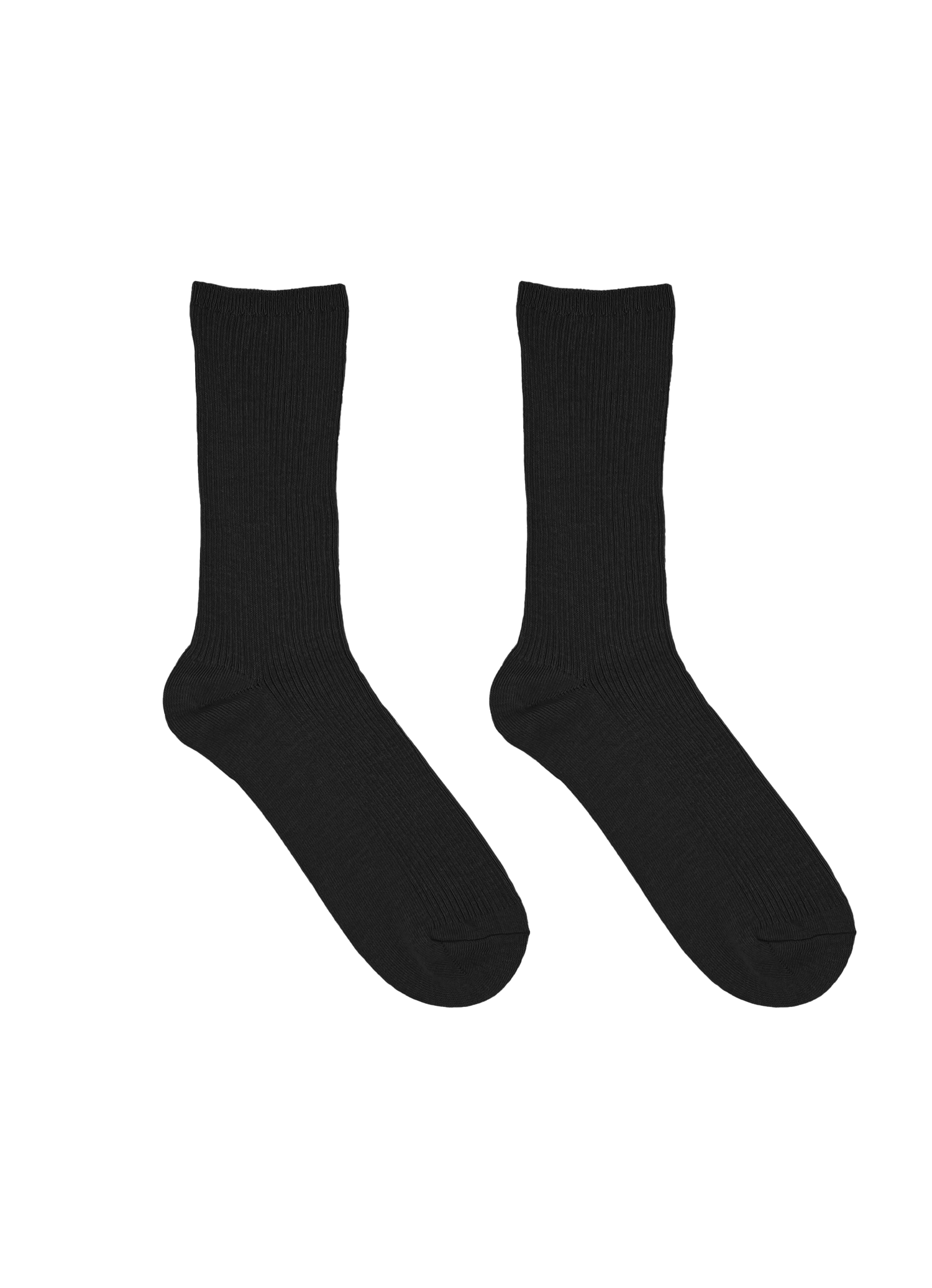 SECRET® Comfort Cotton Non-Binding Ribbed Crew - 2 Pairs