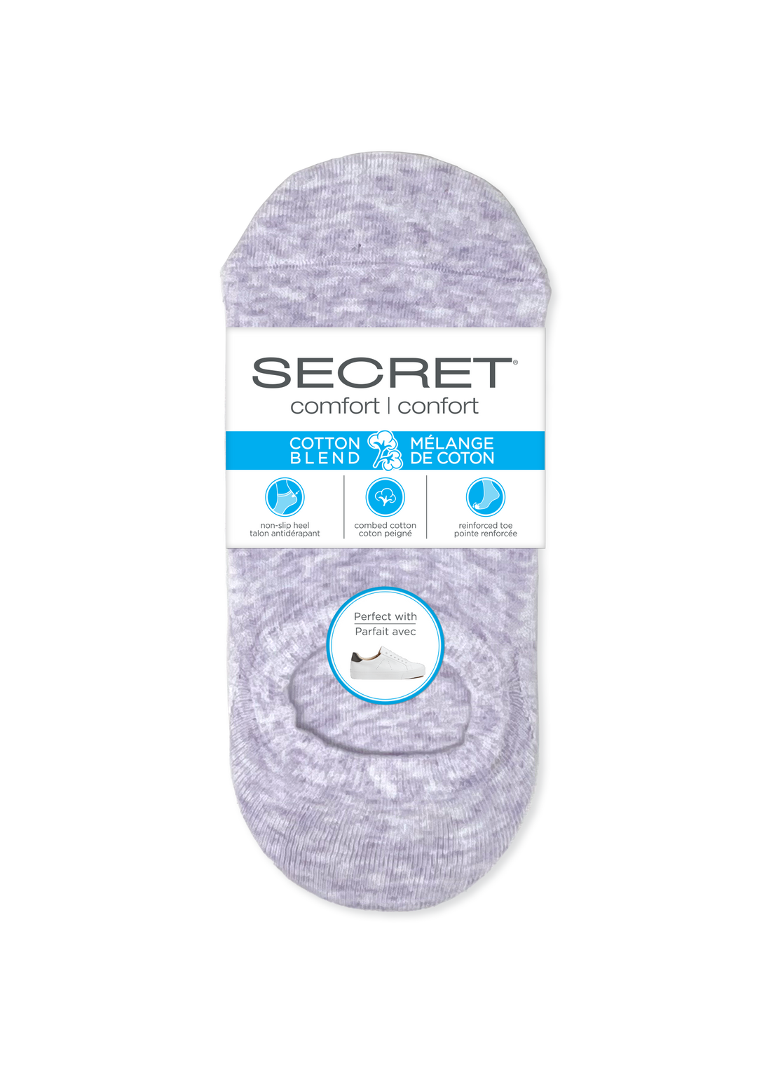 Doublure invisible en coton SECRET® Comfort - 3 paires
