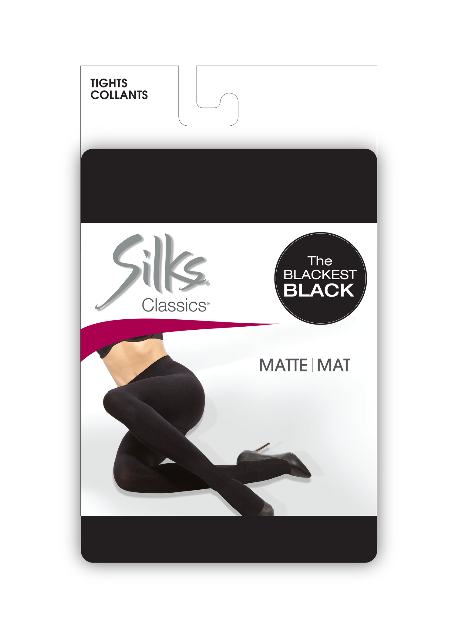 SILKS® Classics® Opaque Matte Tight | 100 Denier Black Spandex Women&