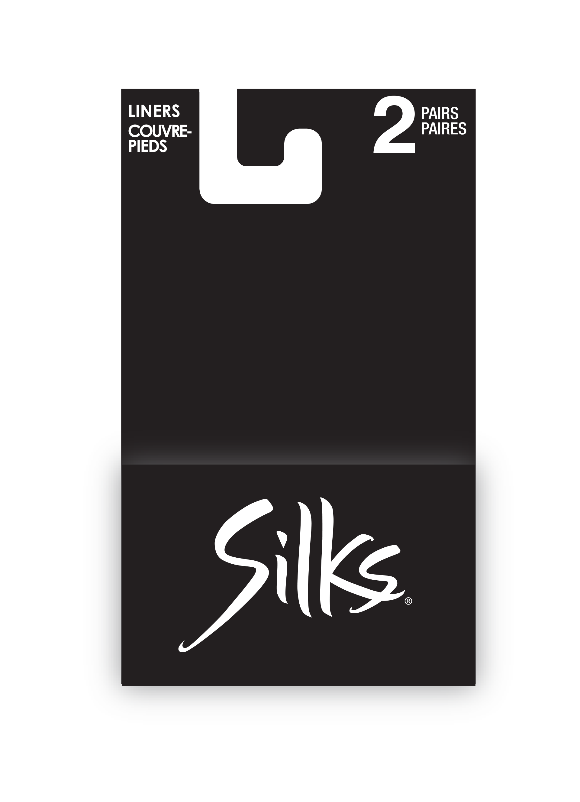 SILKS® Ultra Low Cut Cotton Sole  Liner - 2 Pairs