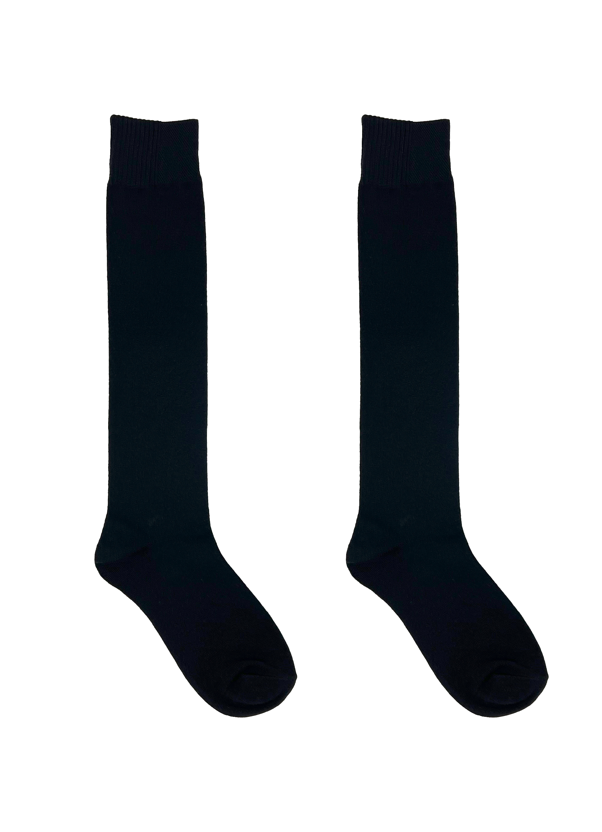 Chaussettes hautes en tricot plat en coton confort SECRET® - 2 paires