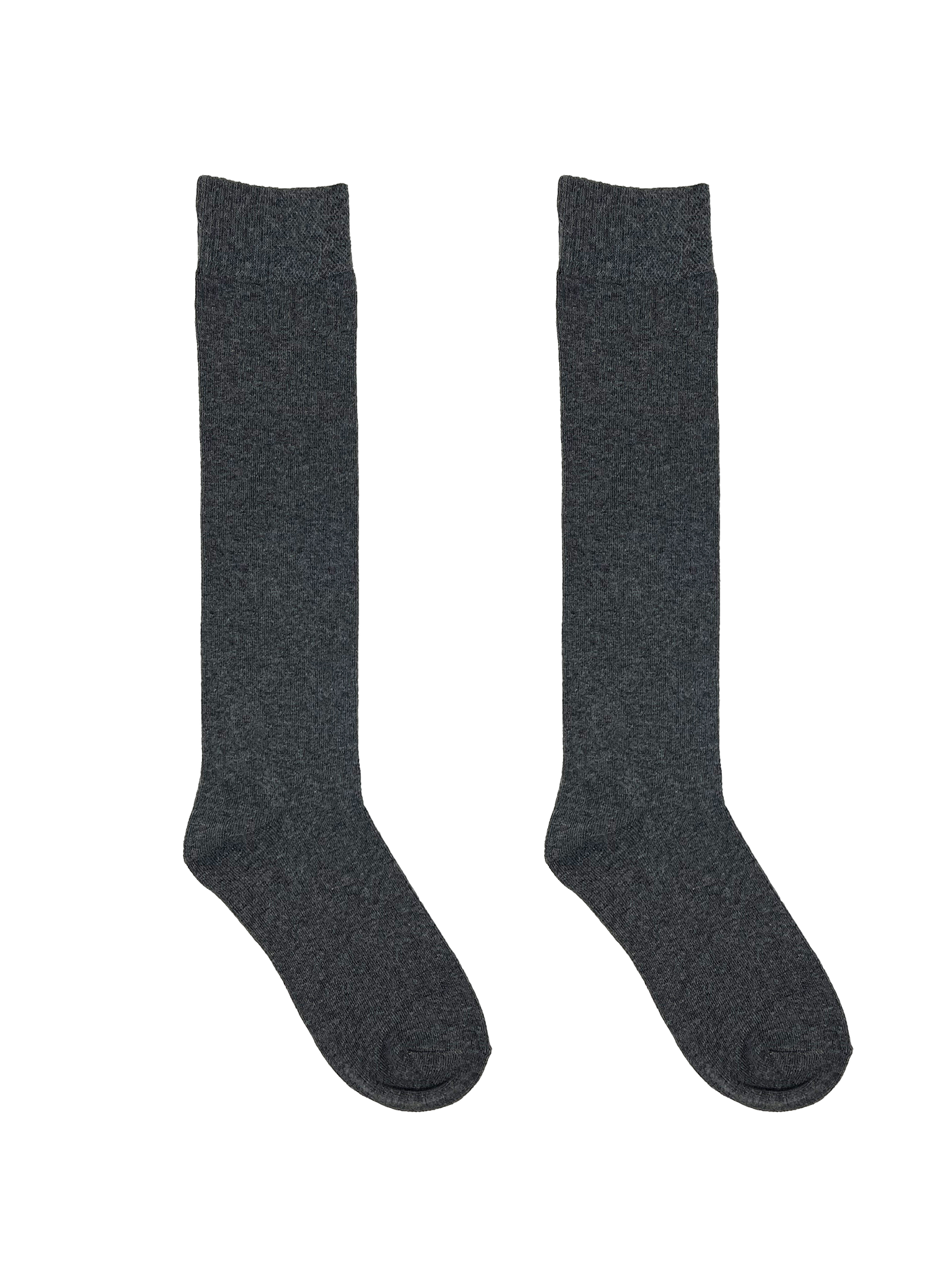 Chaussettes hautes en tricot plat en coton confort SECRET® - 2 paires