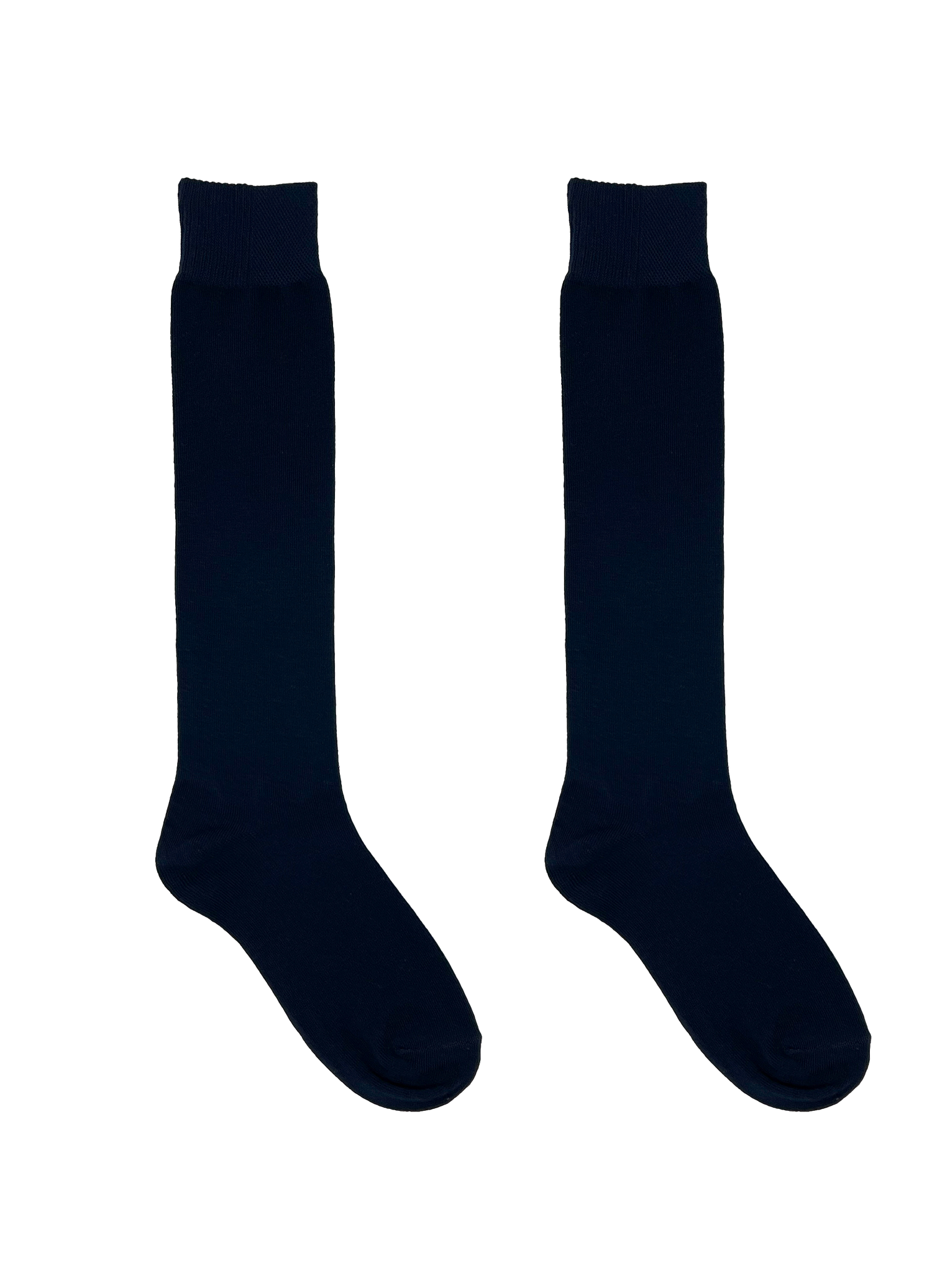 Chaussettes hautes en tricot plat en coton confort SECRET® - 2 paires