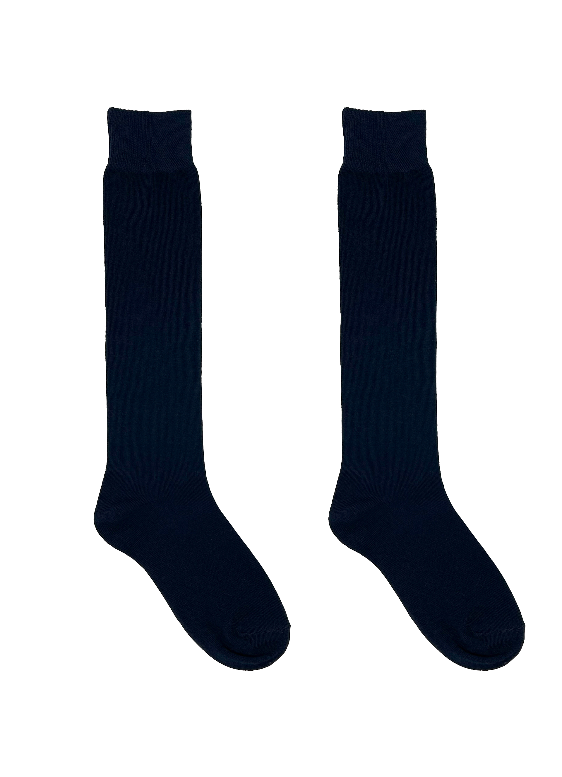 Chaussettes hautes en tricot plat en coton confort SECRET® - 2 paires