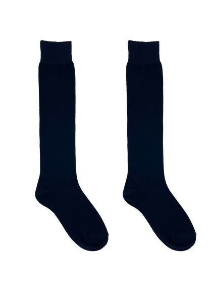 Chaussettes hautes en tricot plat en coton confort SECRET® - 2 paires