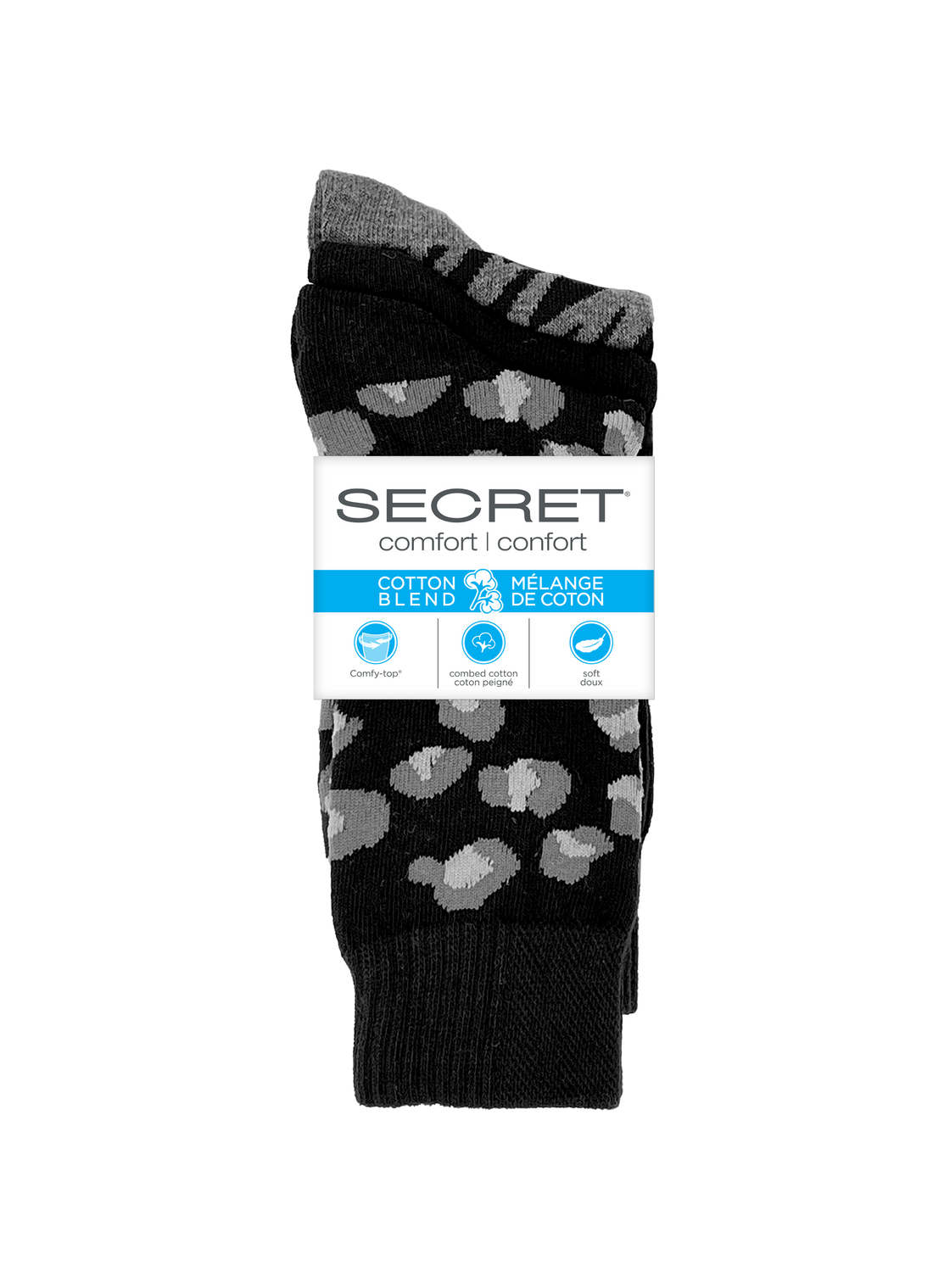 SECRET® Comfort Cotton Fashion Crew - 3 paires