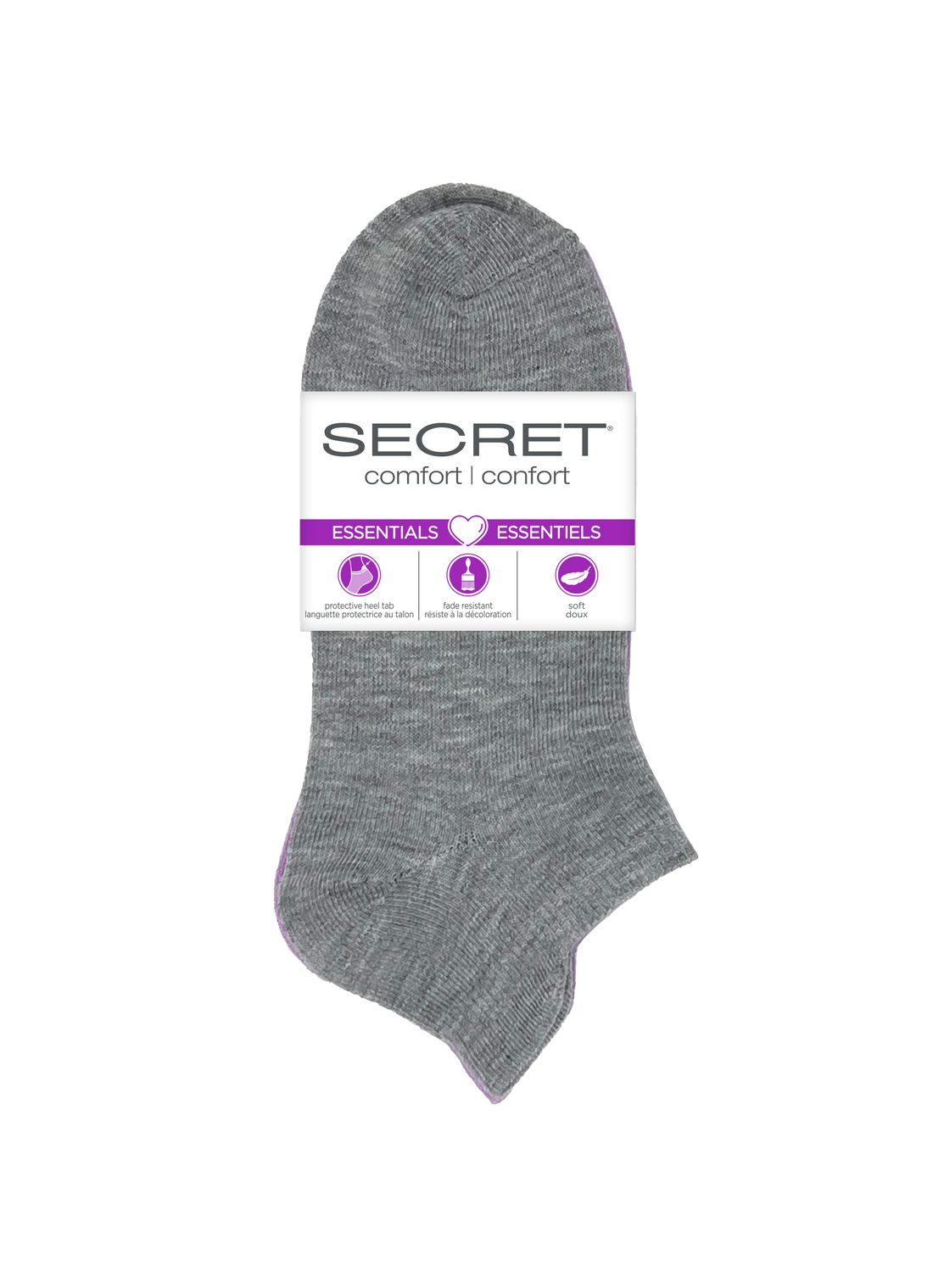 SECRET® Comfort Essentials No Show with Tab - 6 Pairs