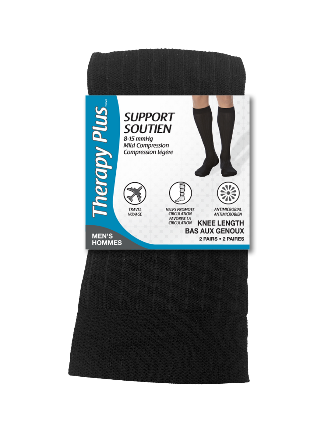 Therapy Plus Diabetic Men Graduated Compression Knee Support