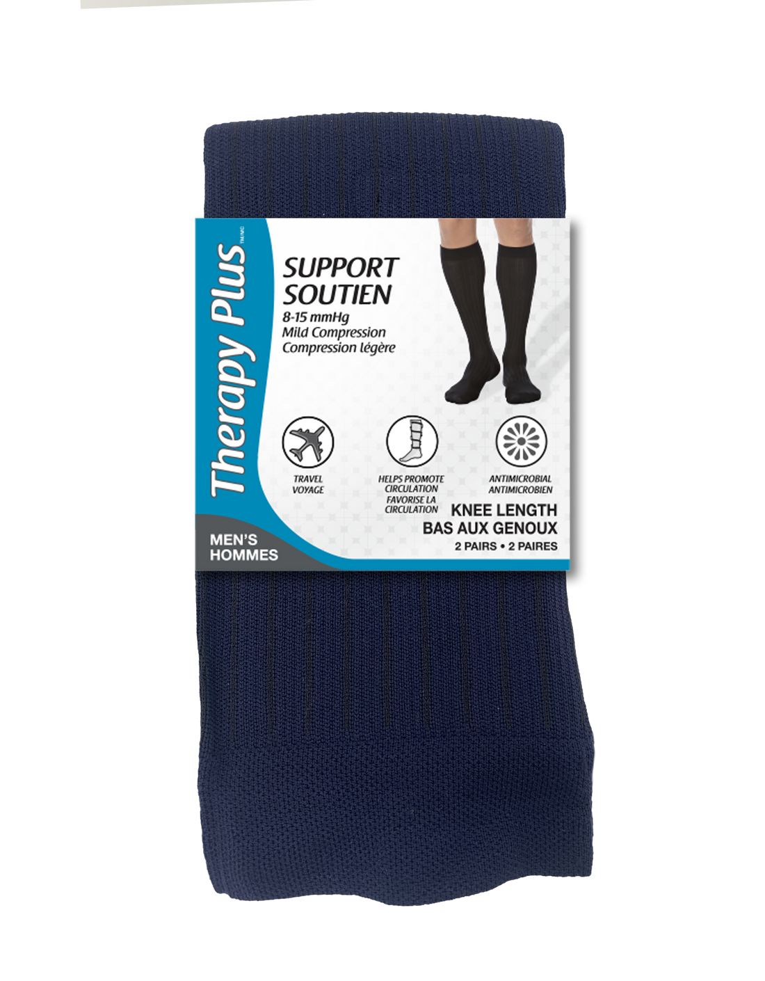 Therapy Plus Diabetic Men Graduated Compression Knee Support