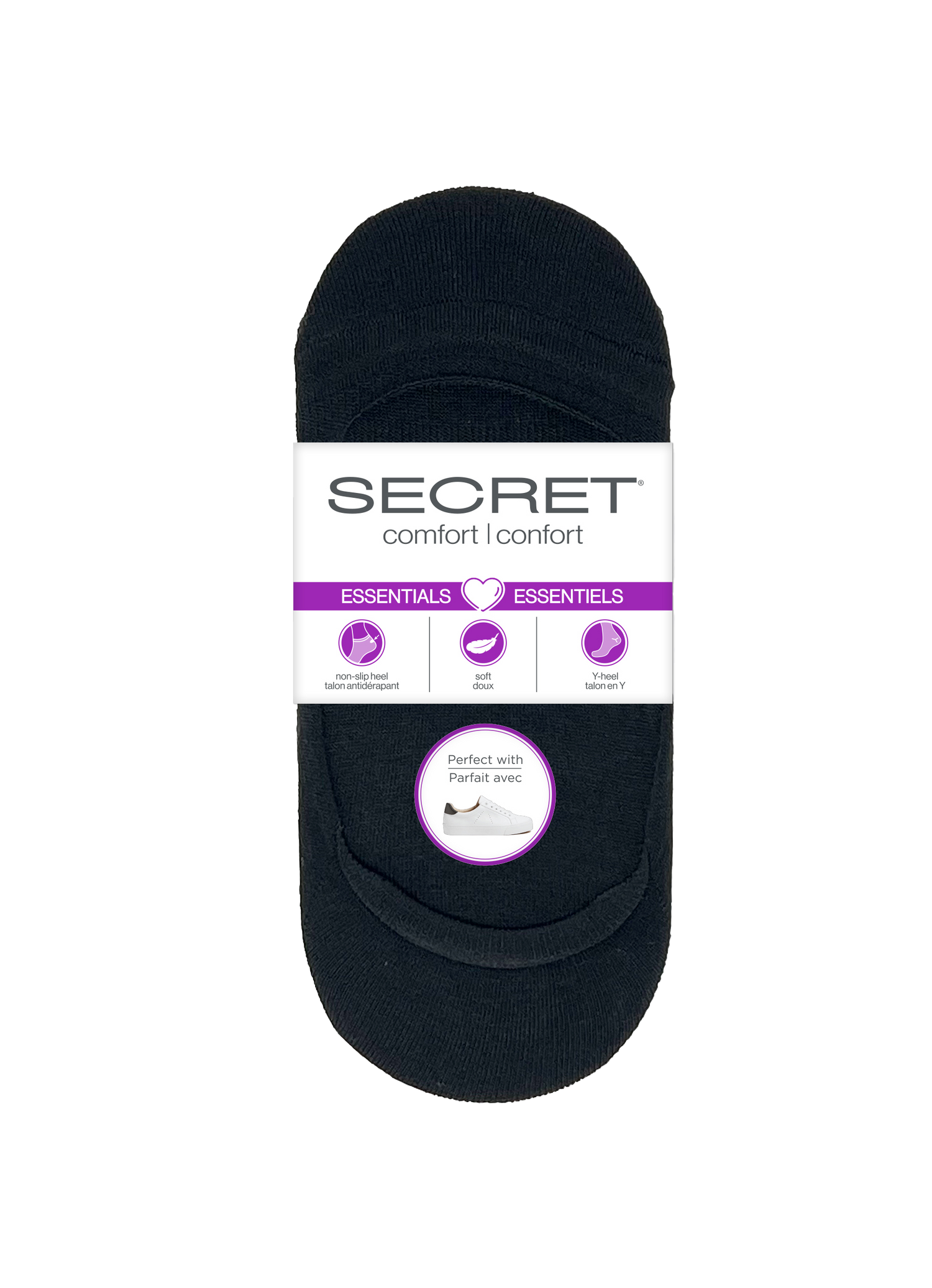 SECRET® Comfort Essentials Low Cut Sneaker Foot Cover - 3 Pairs