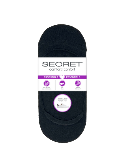 SECRET® Comfort Essentials Low Cut Sneaker Foot Cover - 3 Pairs