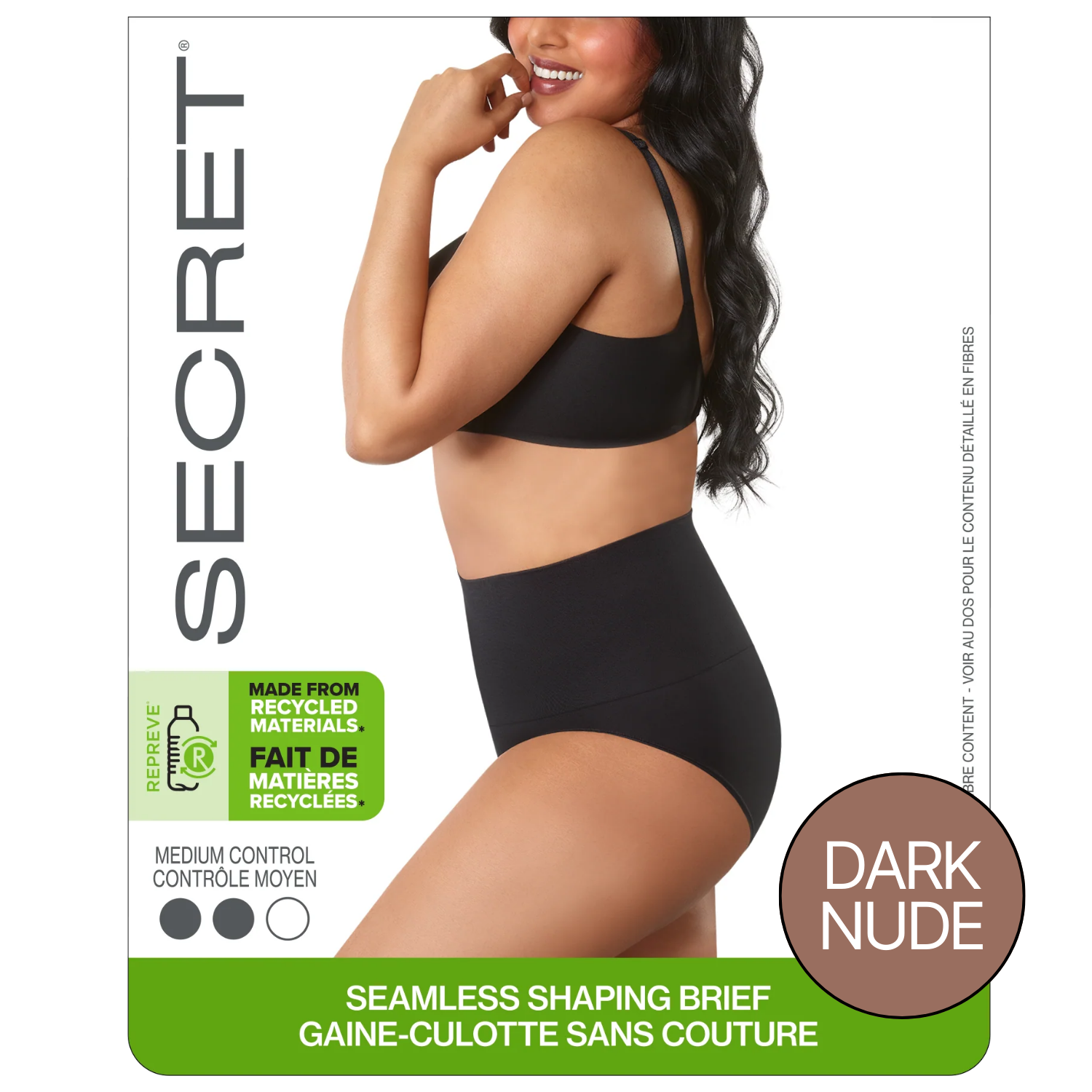 Slip gainant sans couture SECRET® - 1 paire