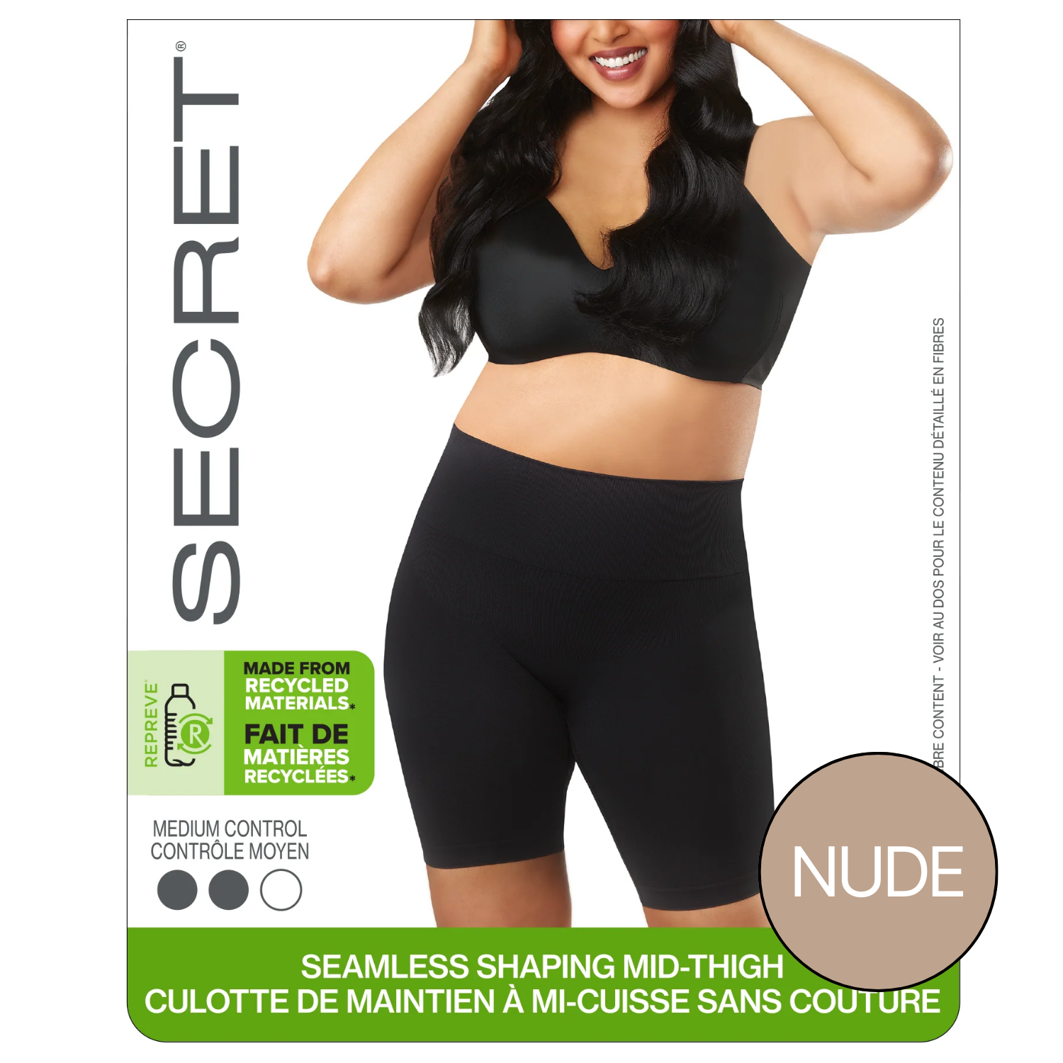 SECRET® Seamless Shaping Mid-Thigh - 1 Pair