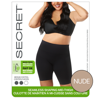 Mi-cuisse gainante sans couture SECRET® - 1 paire