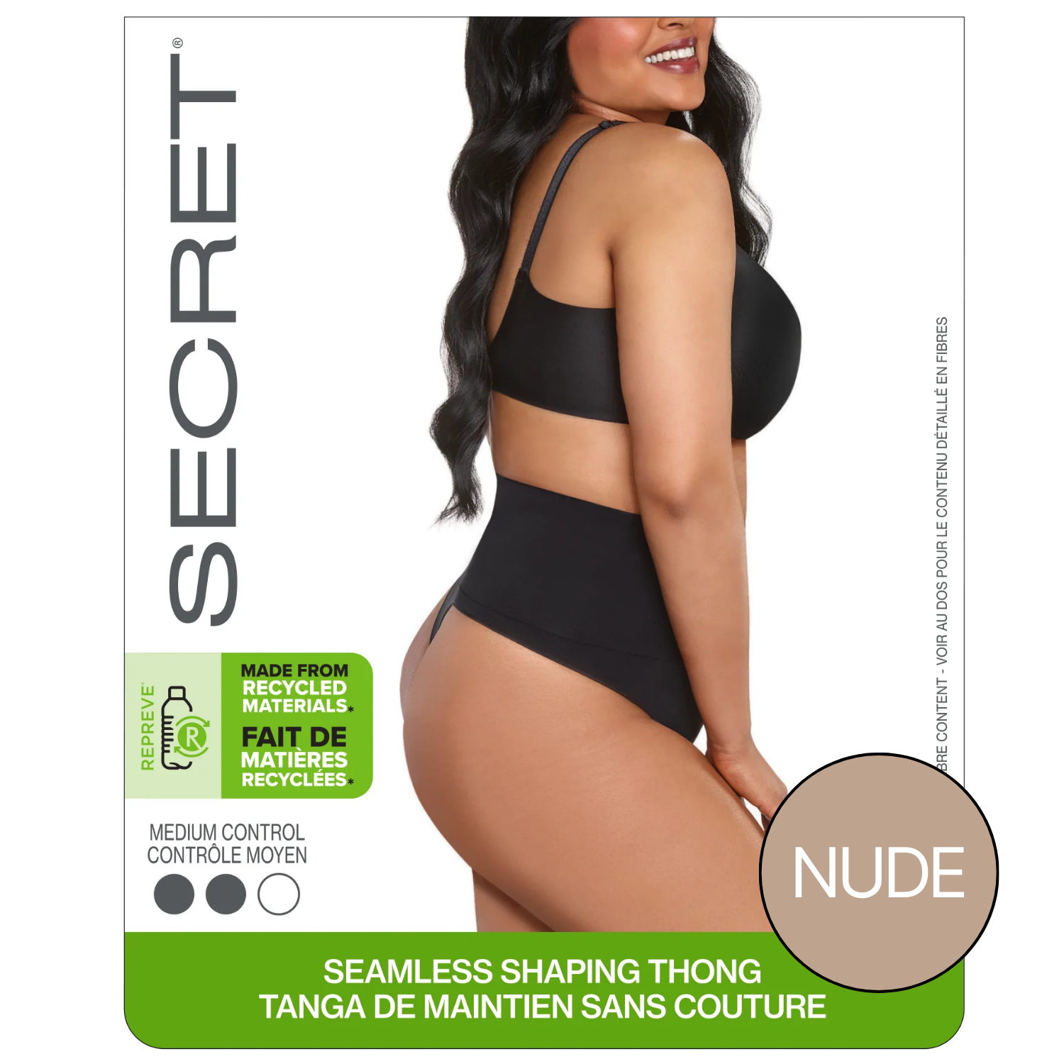 String gainant sans couture SECRET® - 1 paire